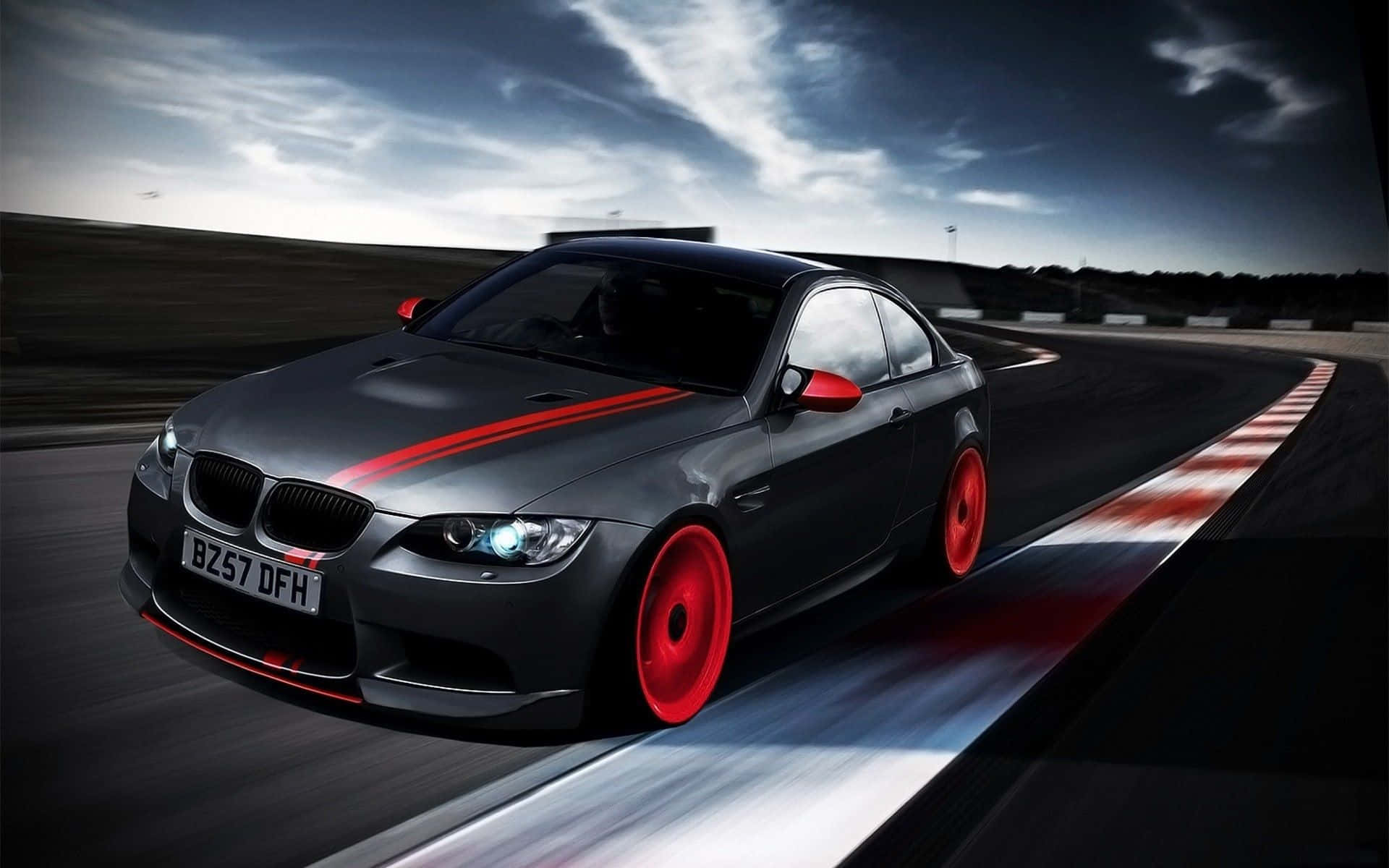 A Cool Bmw Ready To Hit The Street. Background