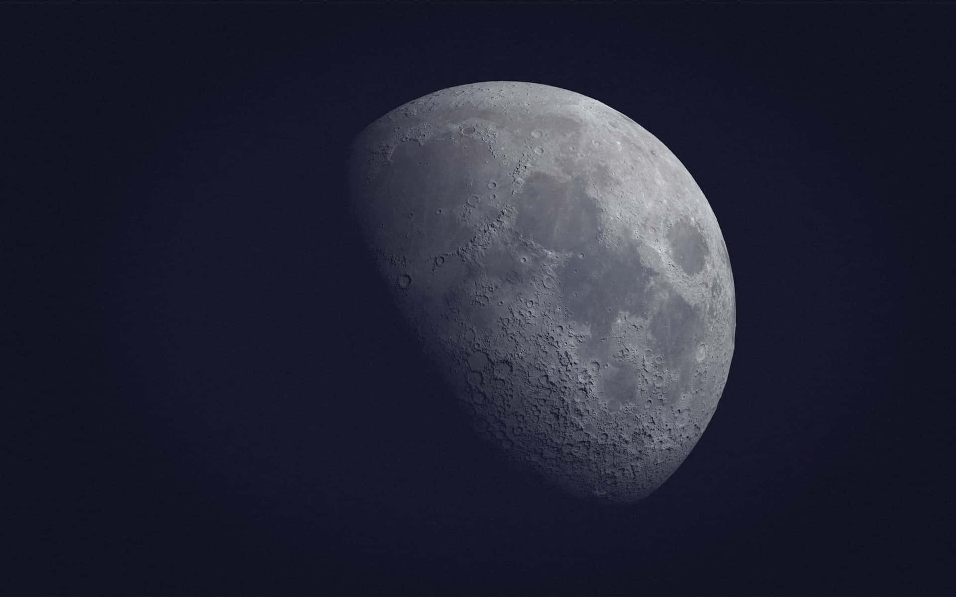 A Cool Moon Shining Brightly In The Night Sky Background