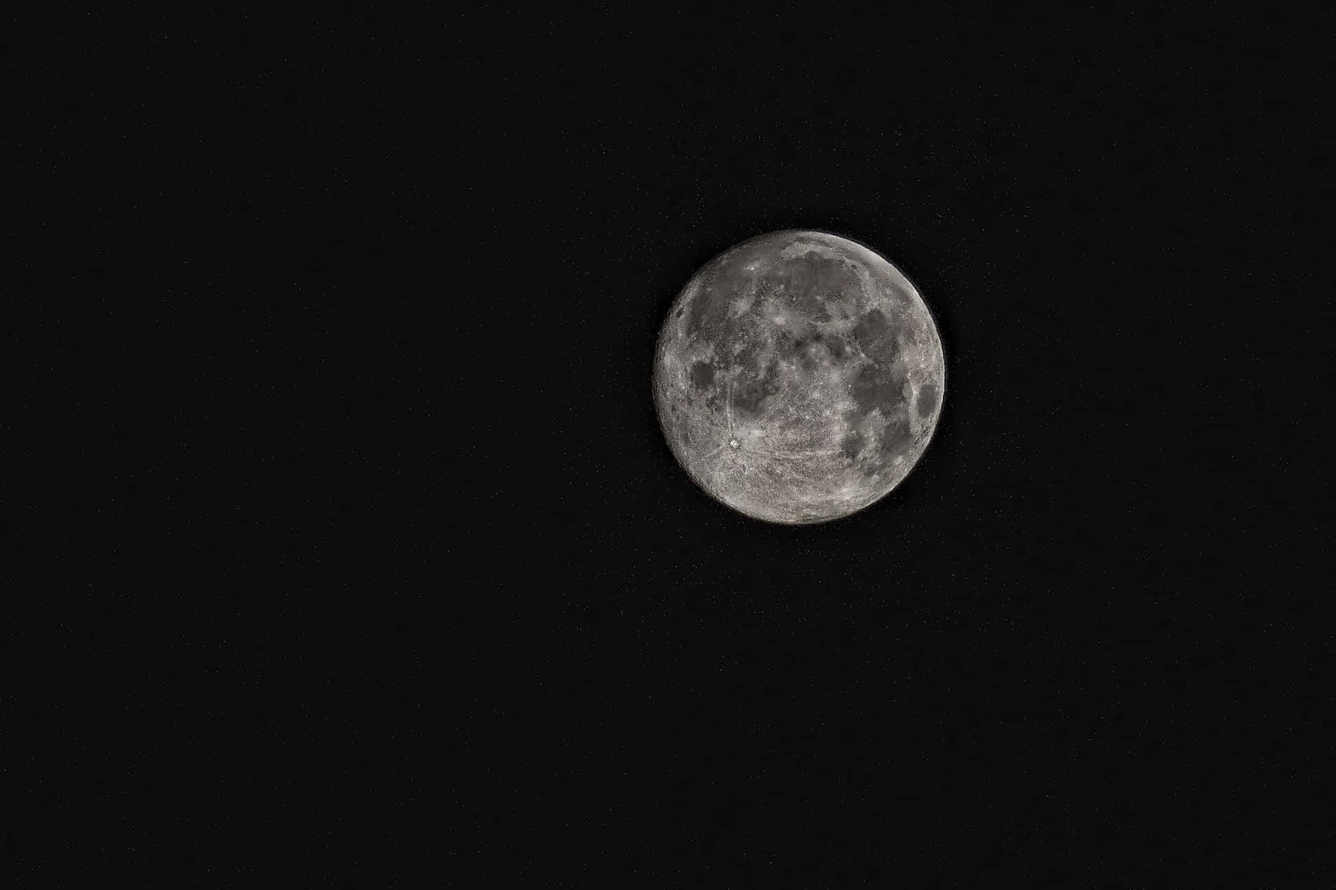 A Cool Night Sky Featuring A Crescent Moon Background