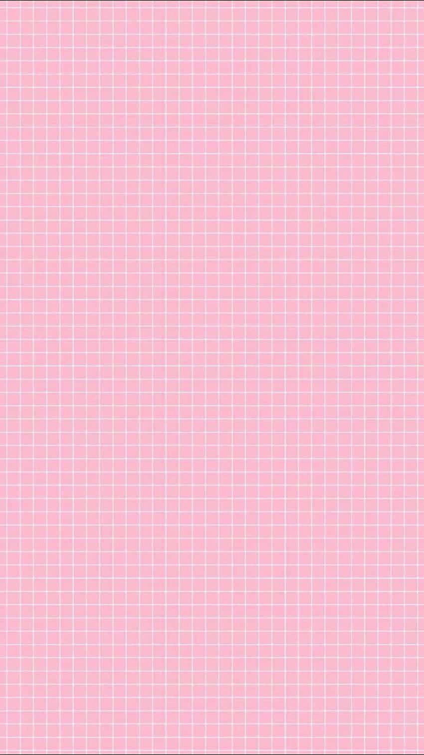 A Cool Visual Composed Of Bright Pink Grids Background