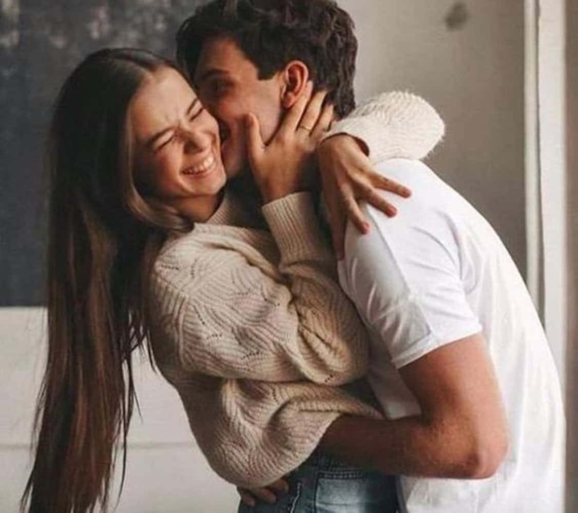 A Couple Spending Quality Time Together Background