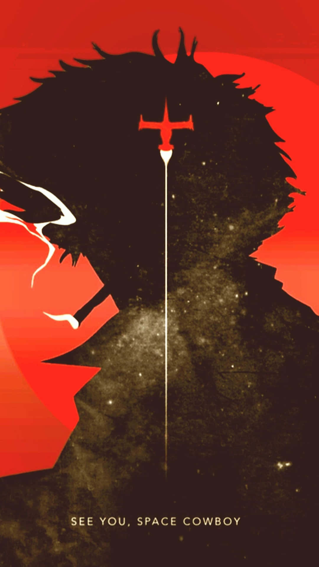 A Cowboy Displaying His Iphone Background