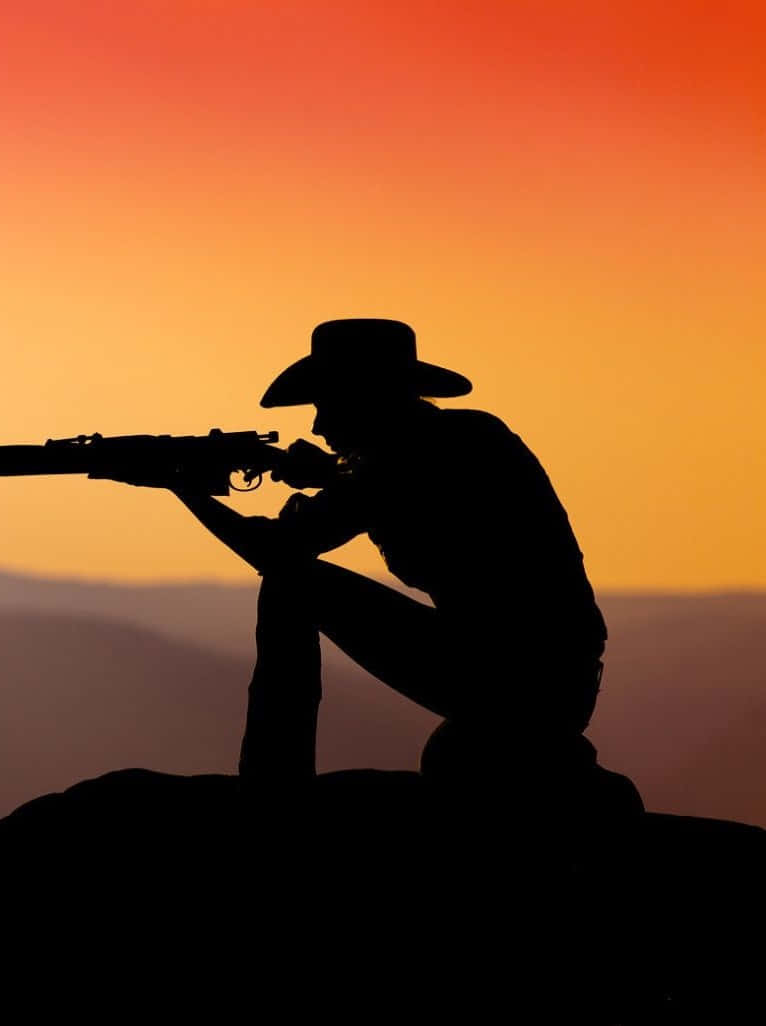 A Cowboy's Trusty Iphone Background