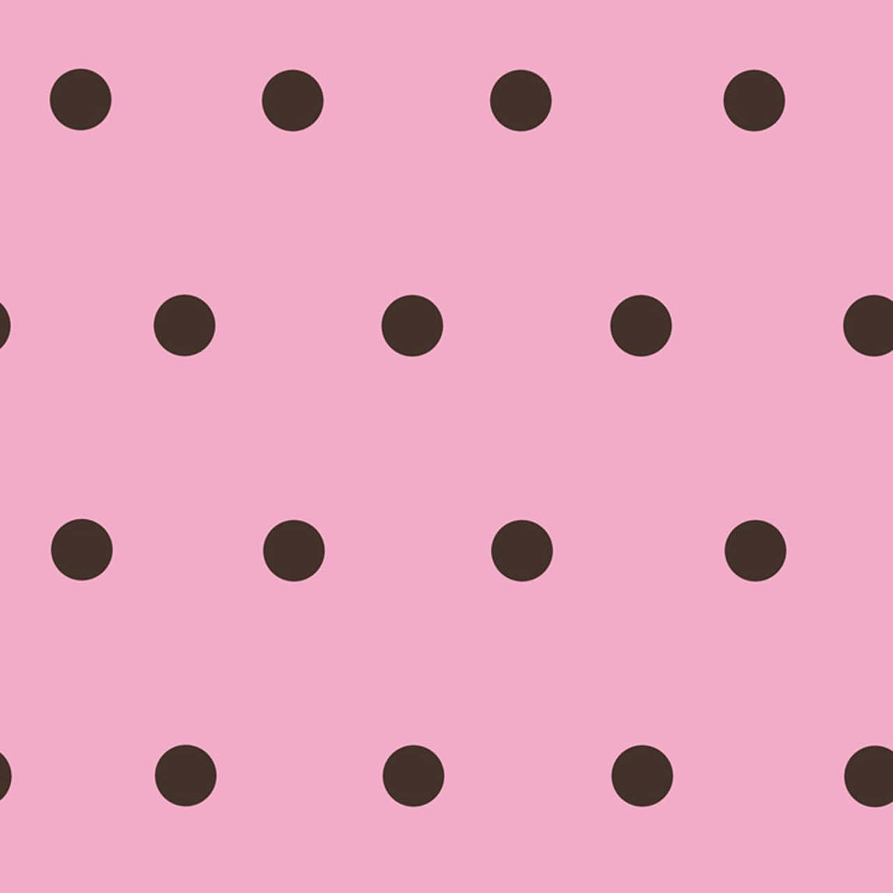 A Cozy And Cute Pink And White Polka Dot Background Background