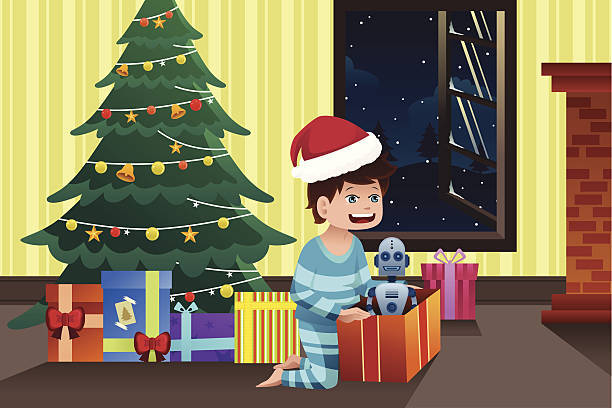 A Cozy Christmas With Gifts Galore Background