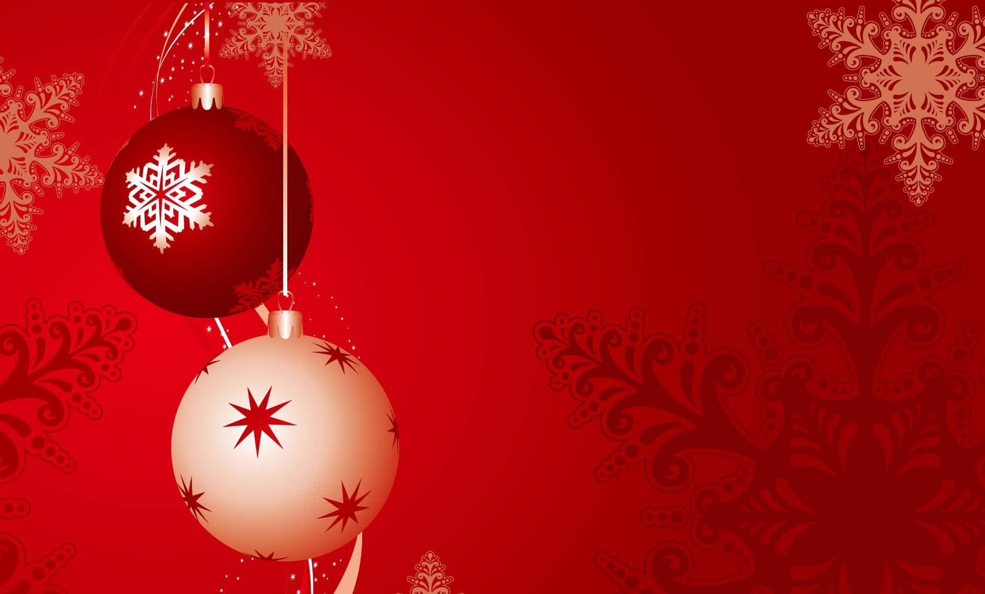 A Cozy Red Aesthetic Christmas Background