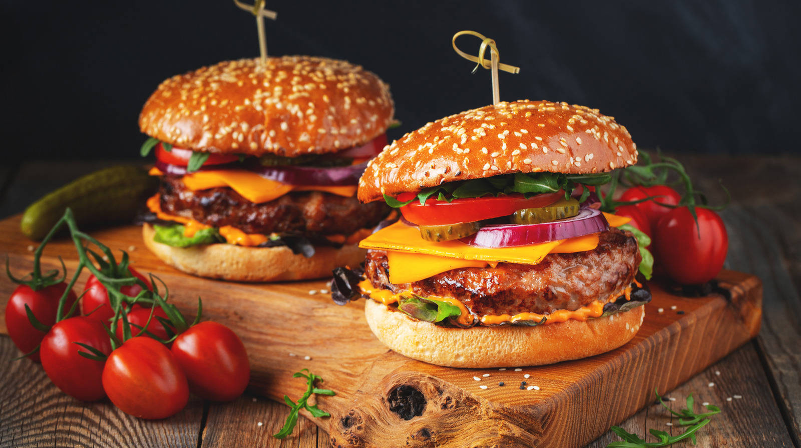 A Crave-worthy Burger King Whopper Sandwich Background