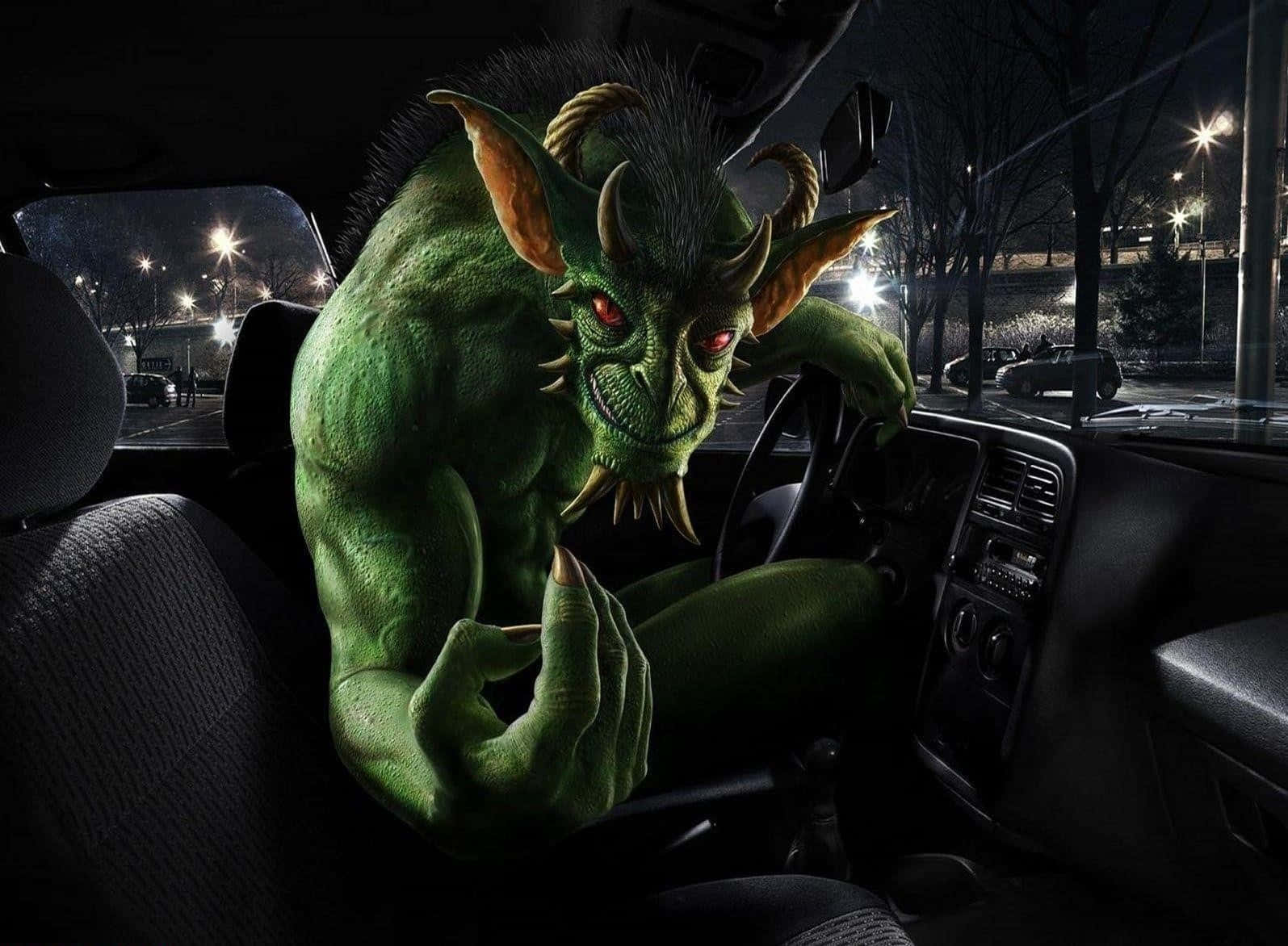 A Creative Take On A Cool Monster Background