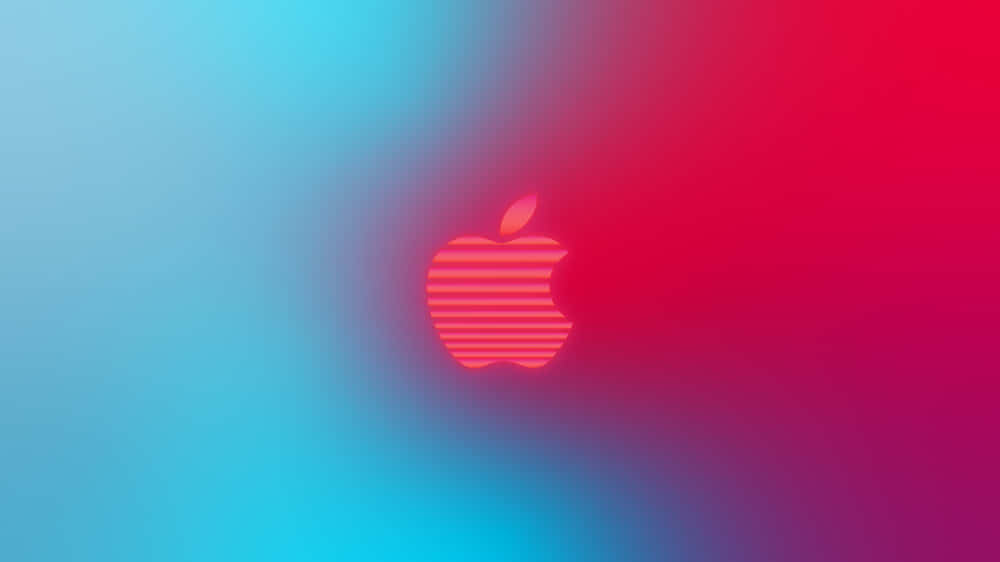 A Crisp And Vivid 4k Resolution Apple Logo. Background