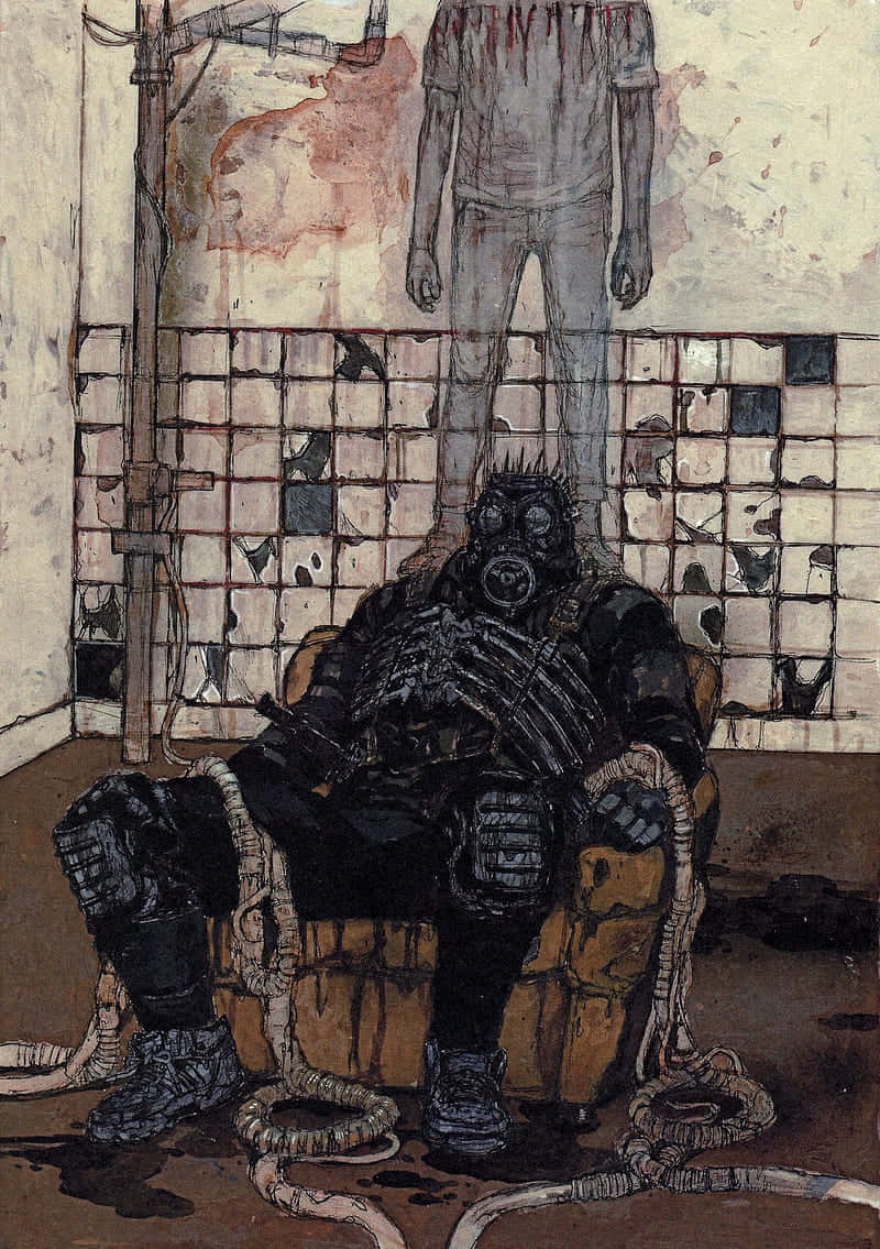A Cursed World Of Mutants In Dorohedoro Background