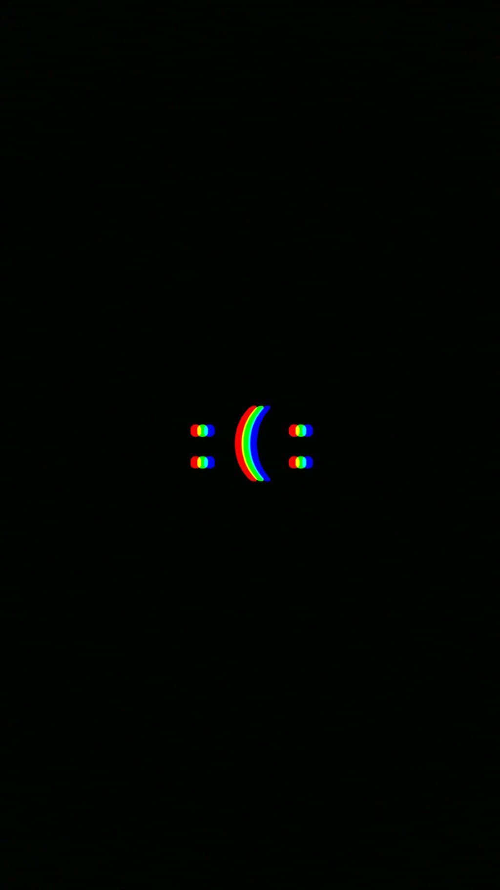 A Cute Digital Glitch Background