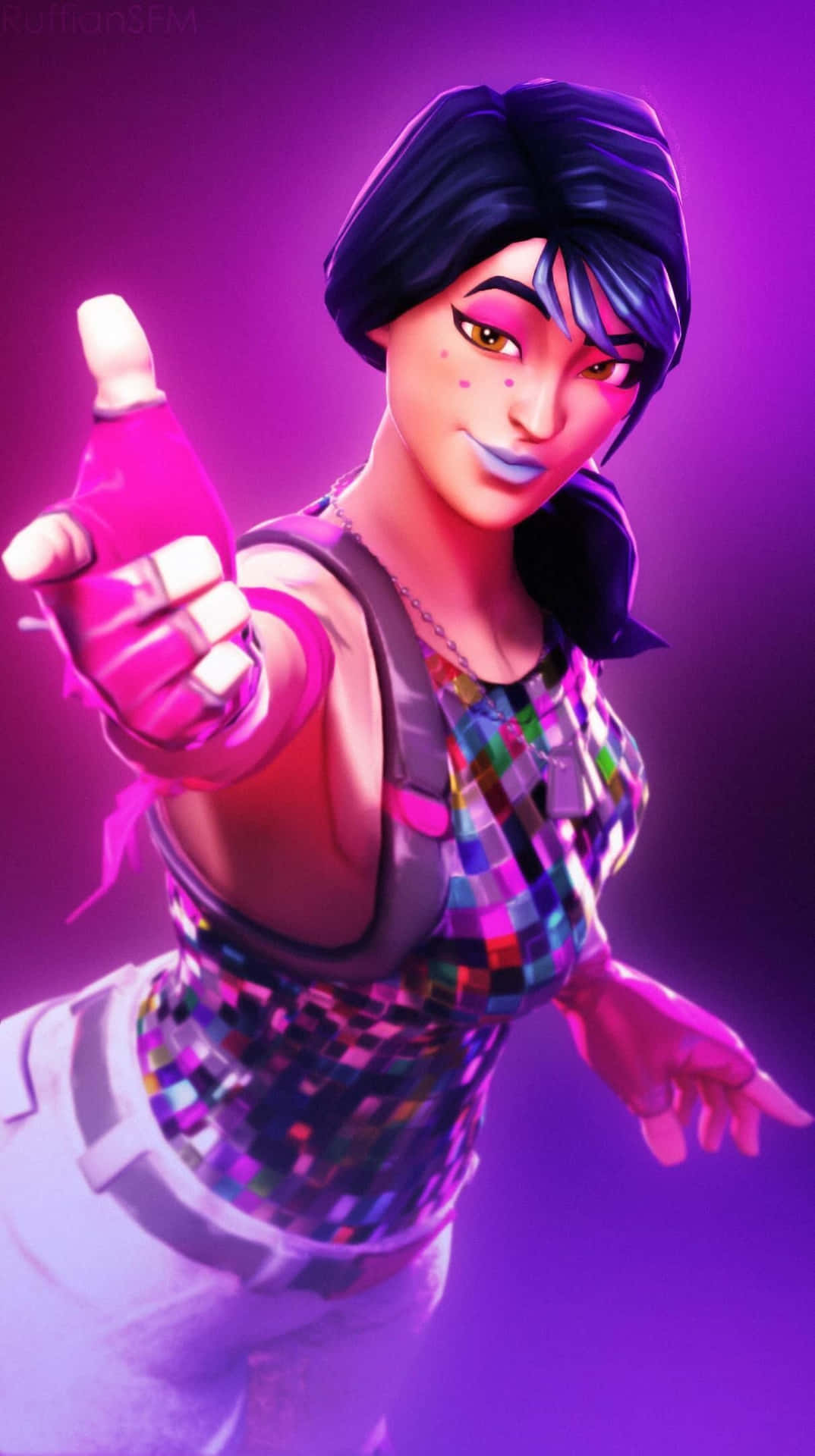 A Cute Fortnite Character Ready To Save The Day! Background