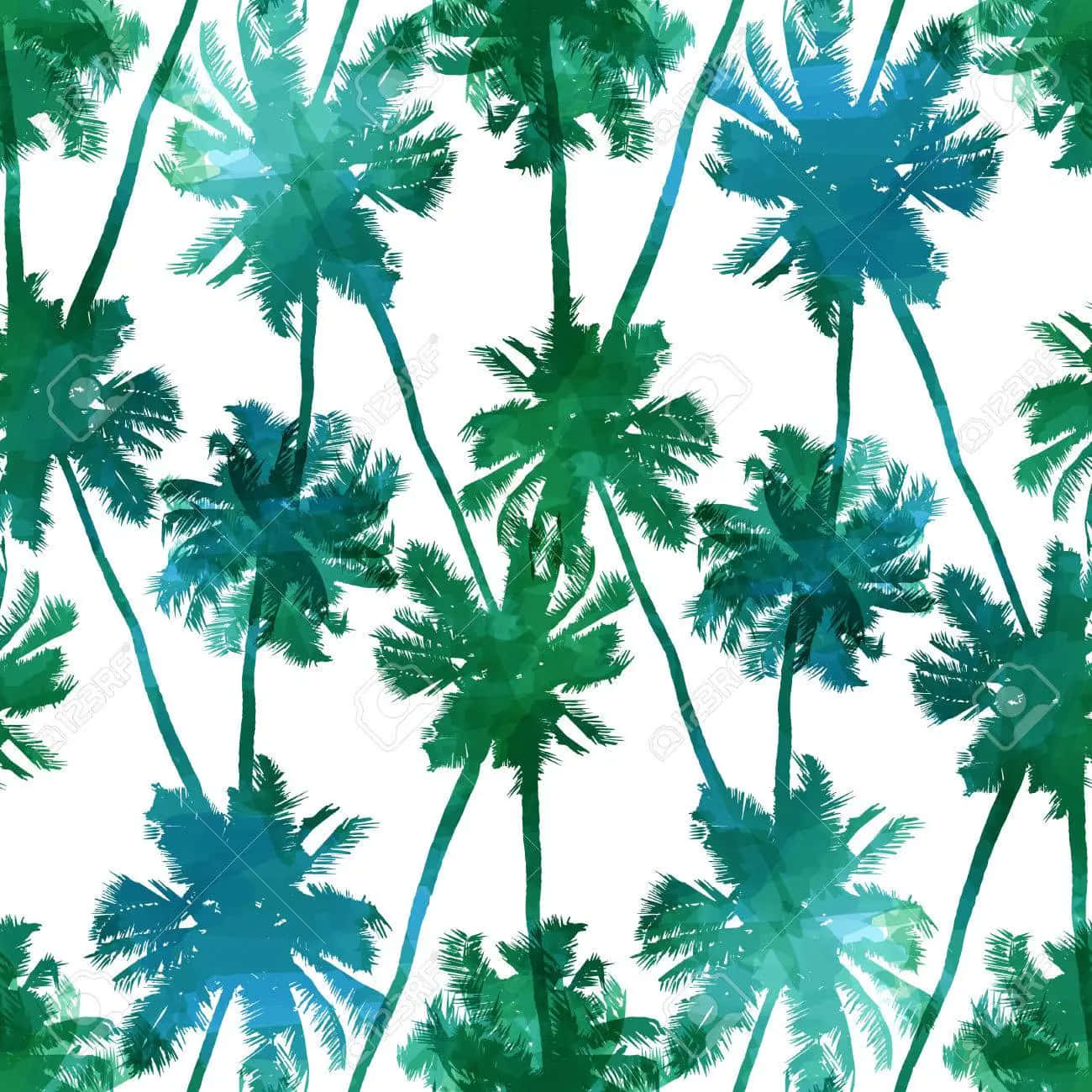A Cute Palm Tree Surrounded By Beach Sand Background