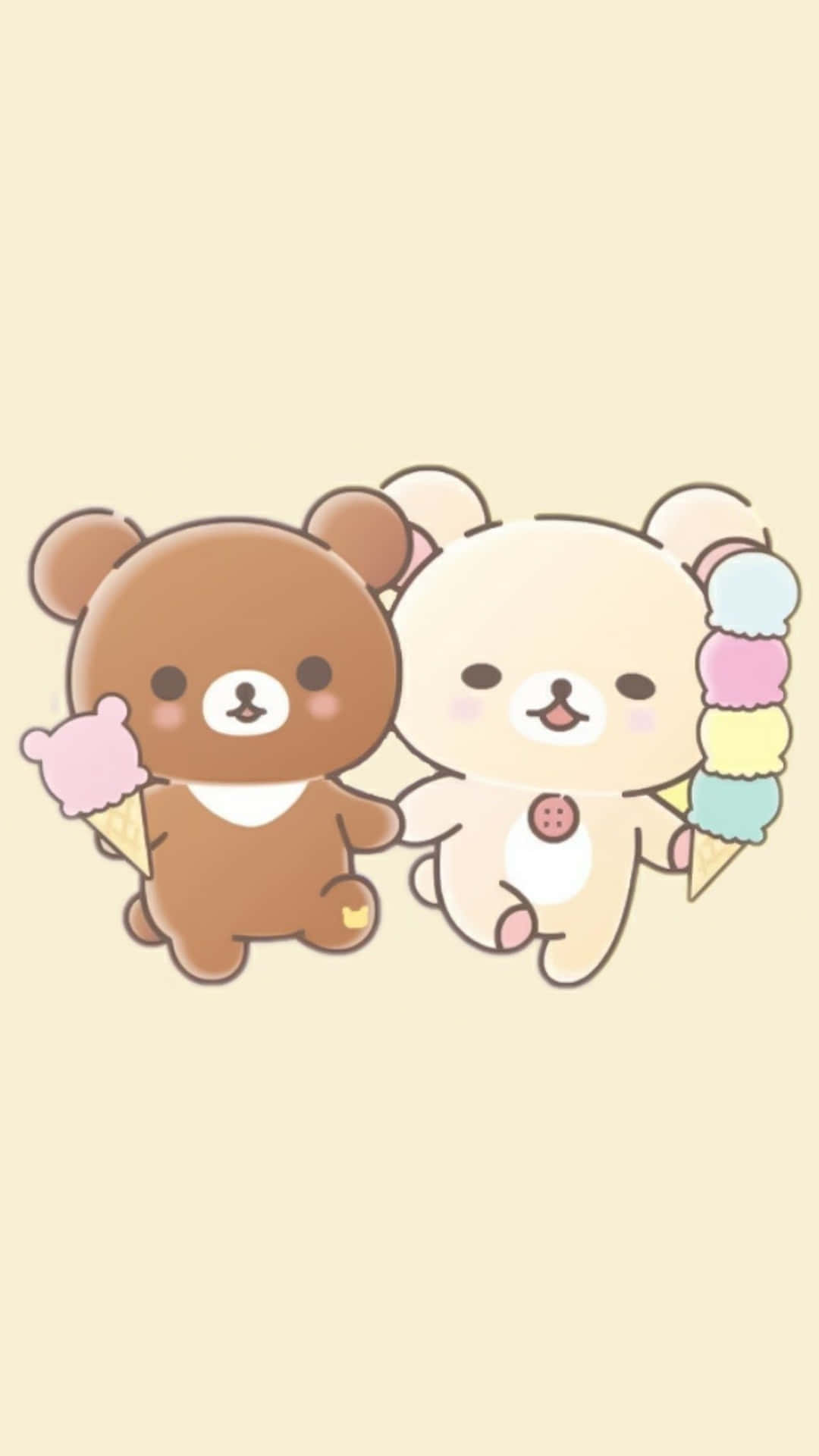 A Cute Rilakkuma Doll With A Bow