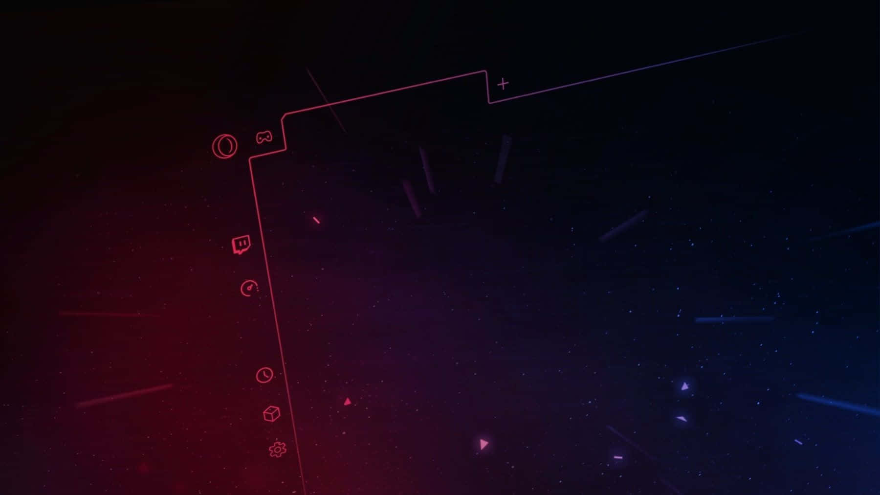 A Dark Background With A Red And Blue Light Background