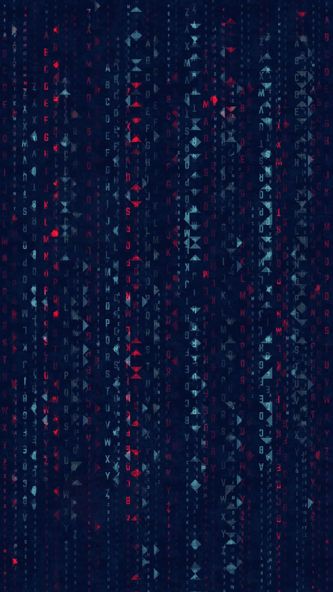 A Dark Blue Background With Red And Blue Dots Background