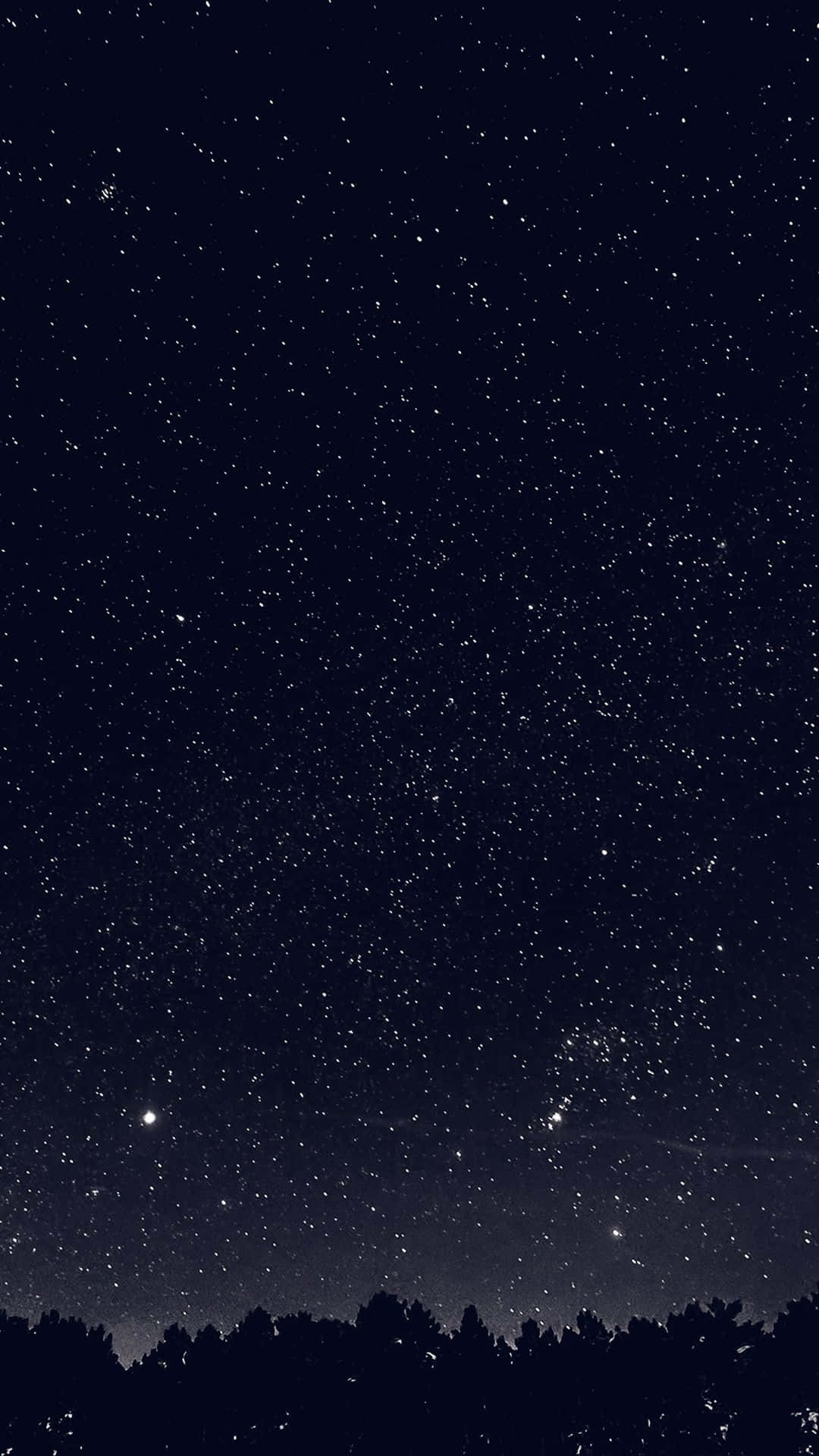 A Dark Starry Night Background