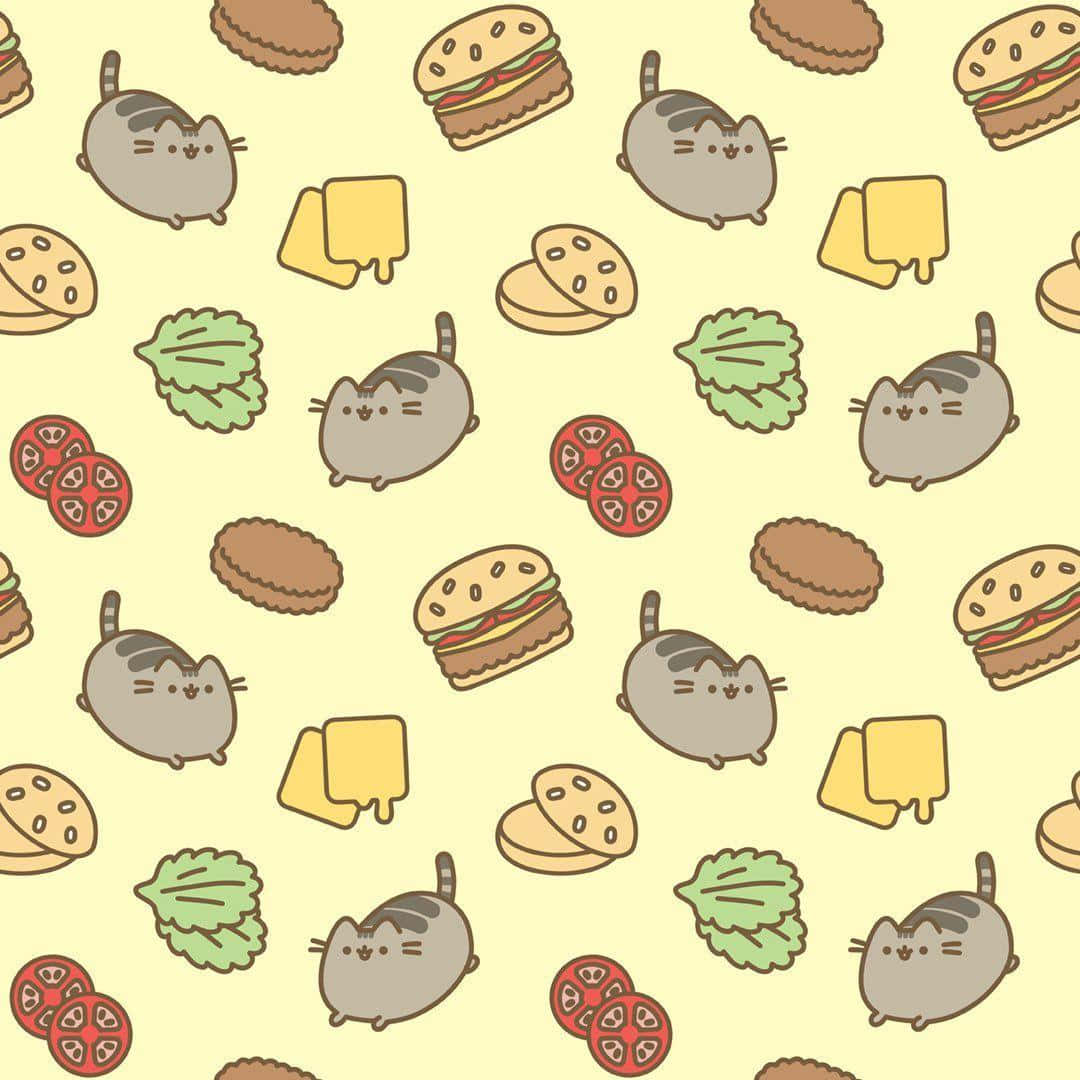 A Day At The Office Made Fun With Pusheen Pc Background