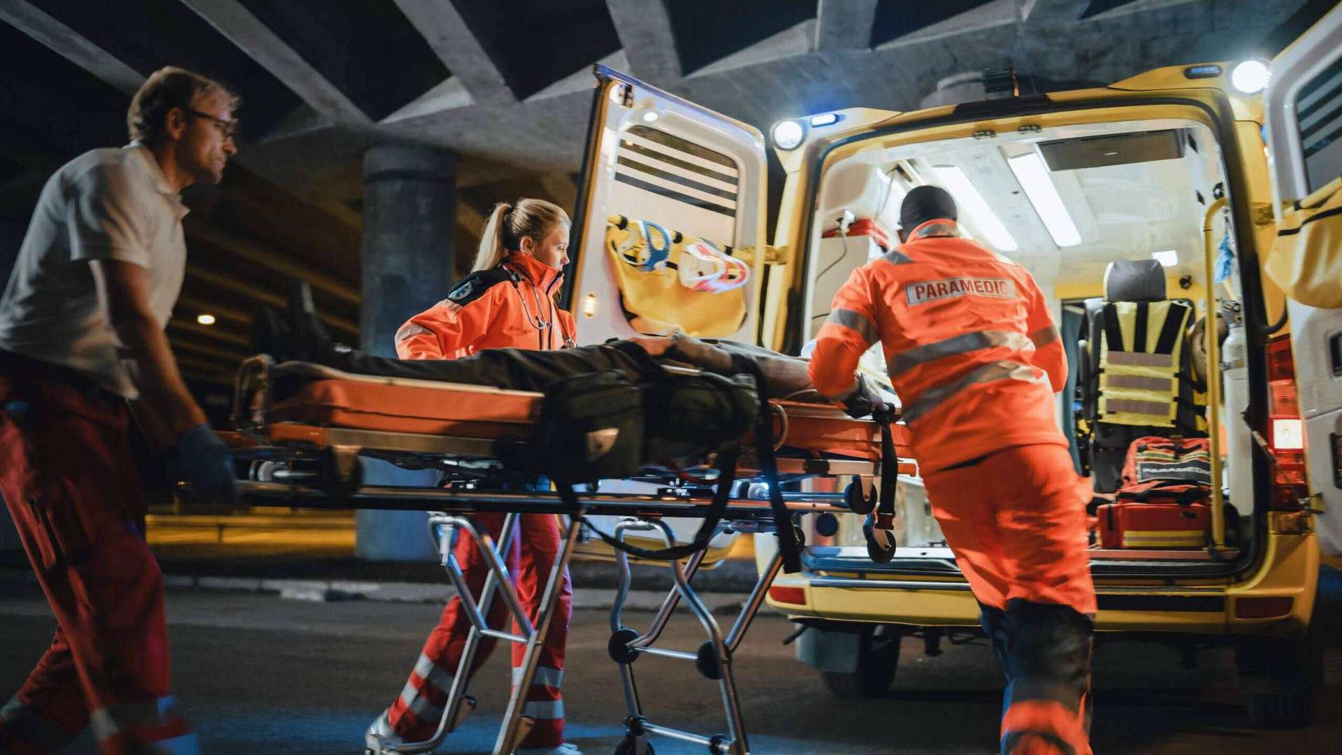 A Dedicated Paramedic Team Ready For Response