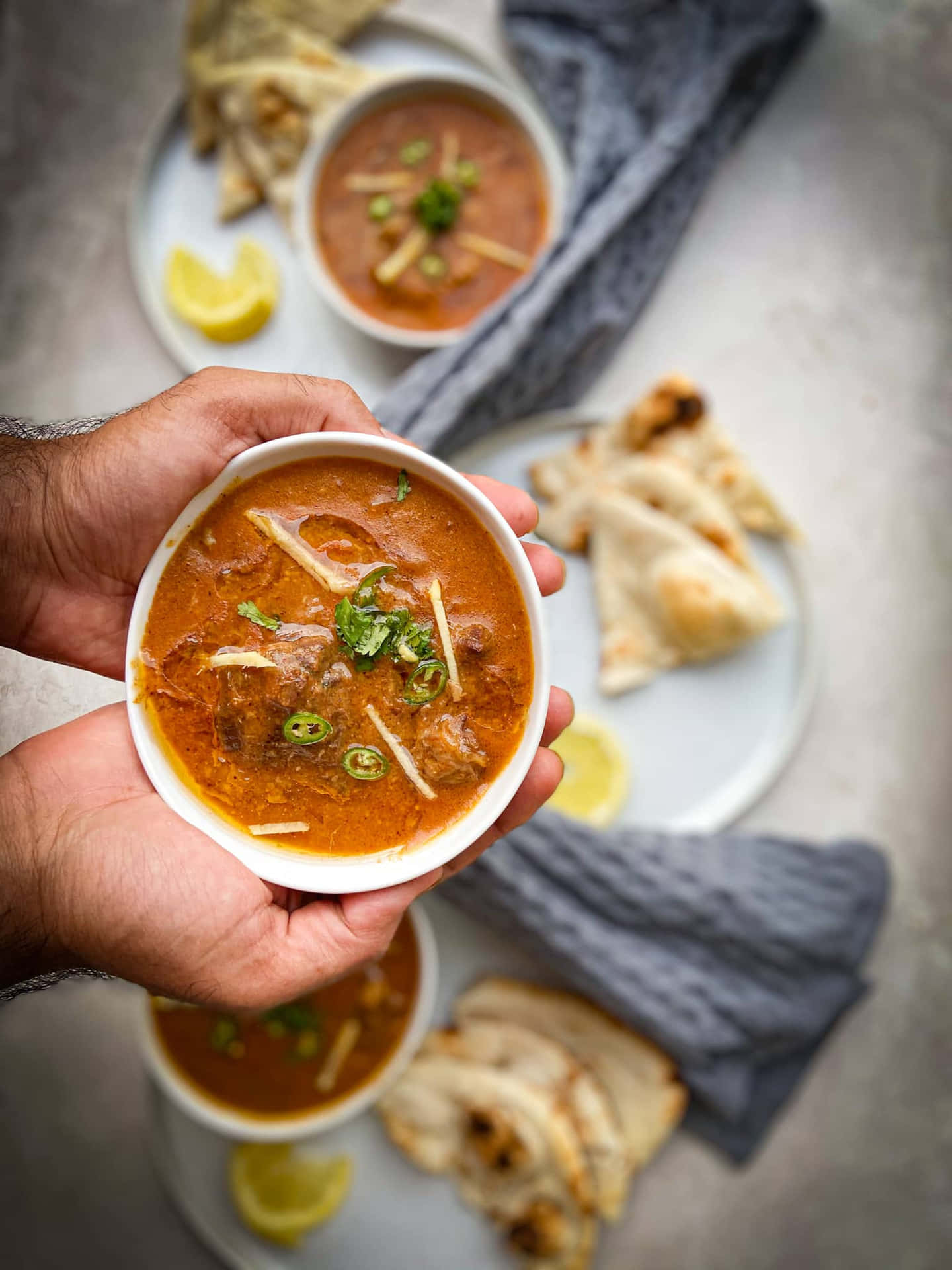 A Delectable Delight Of Nihari Dish Background