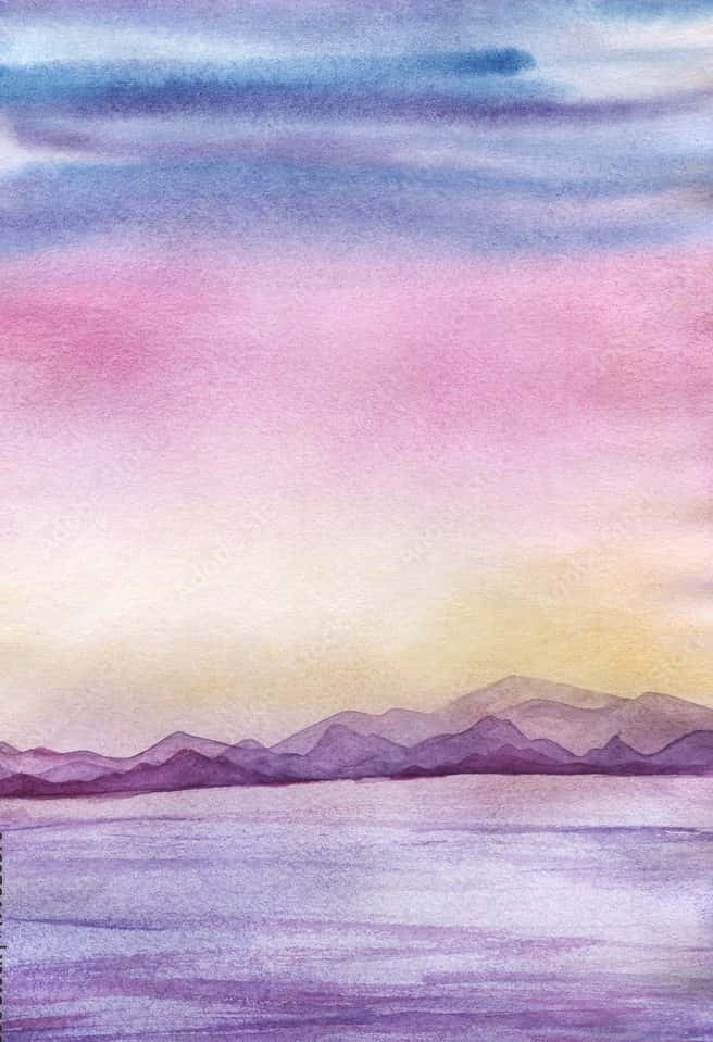 A Delicate Mixture Of Soft Pastel Pink And Purple Colors. Background