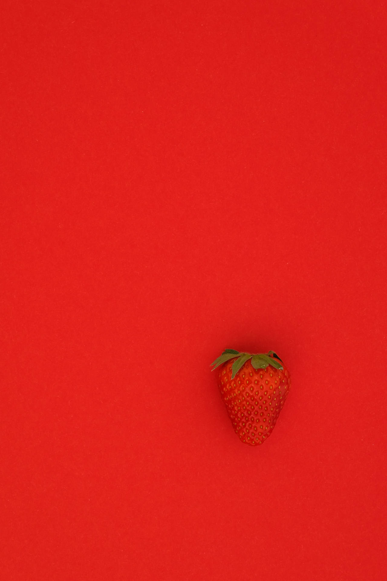 A Delicious And Juicy Red Strawberry. Background