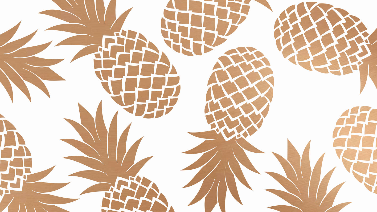 A Delicious Rose Gold Pineapple Background