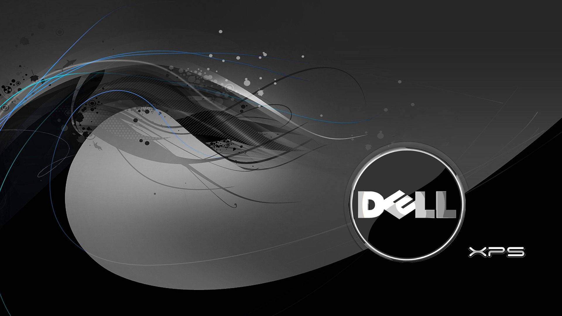 A Dell Hd Logo With Xps