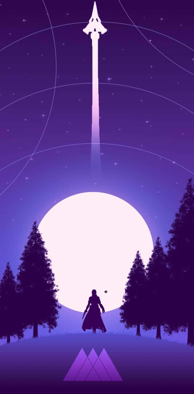 _ A Destiny 2 Warlock, Battling Fearless In The Darkness_ Background