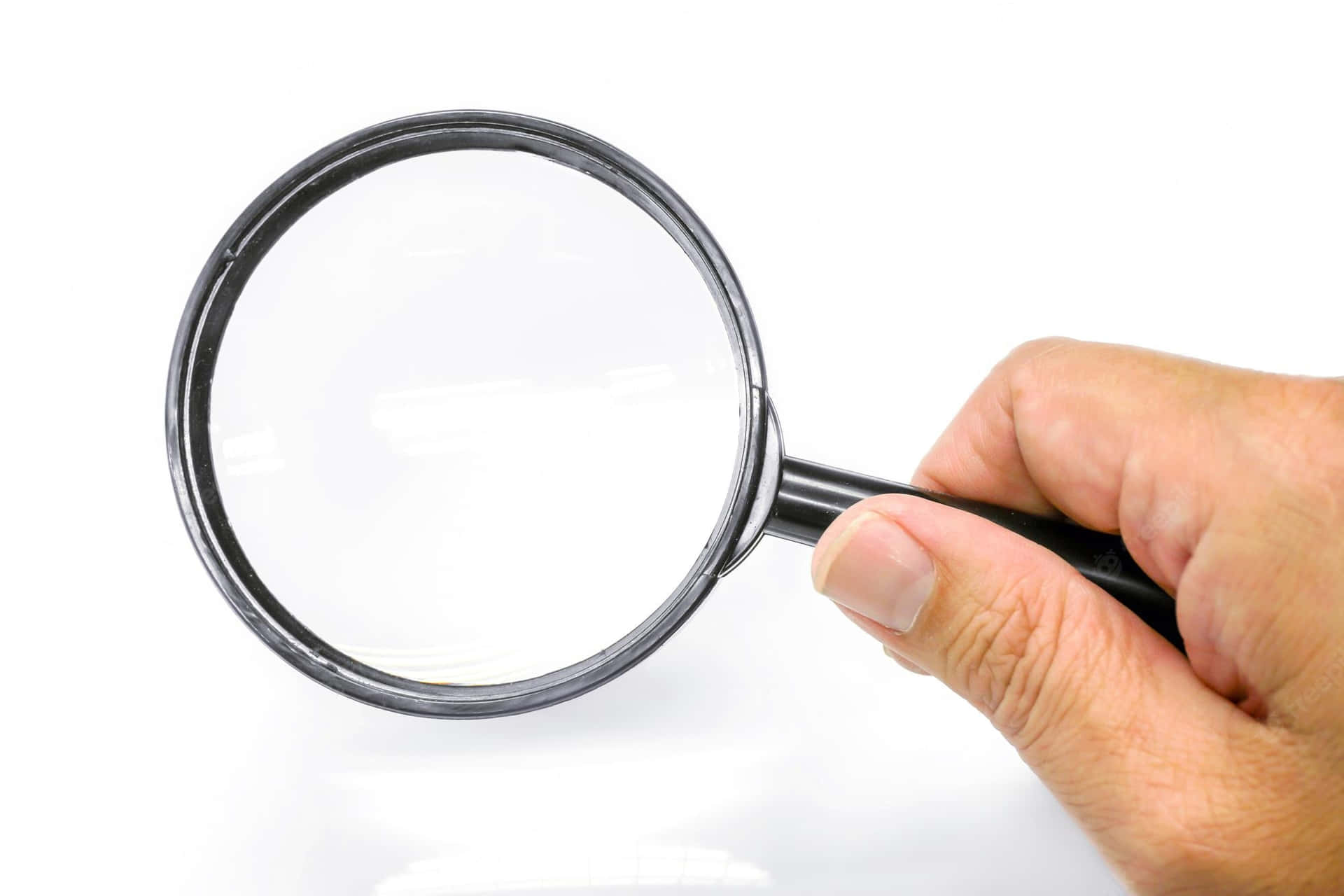 A Detail-oriented Research With Magnifying Glass Background