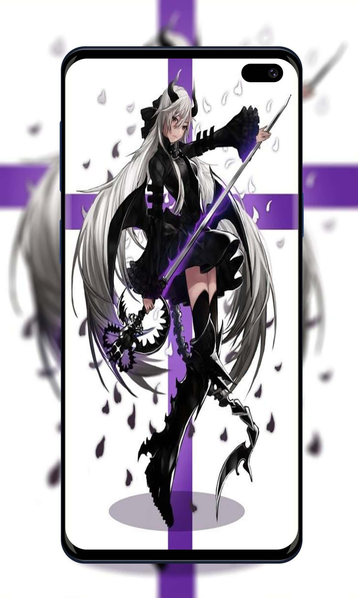 A Devilish Baby Girl With A Cute Smirk Background