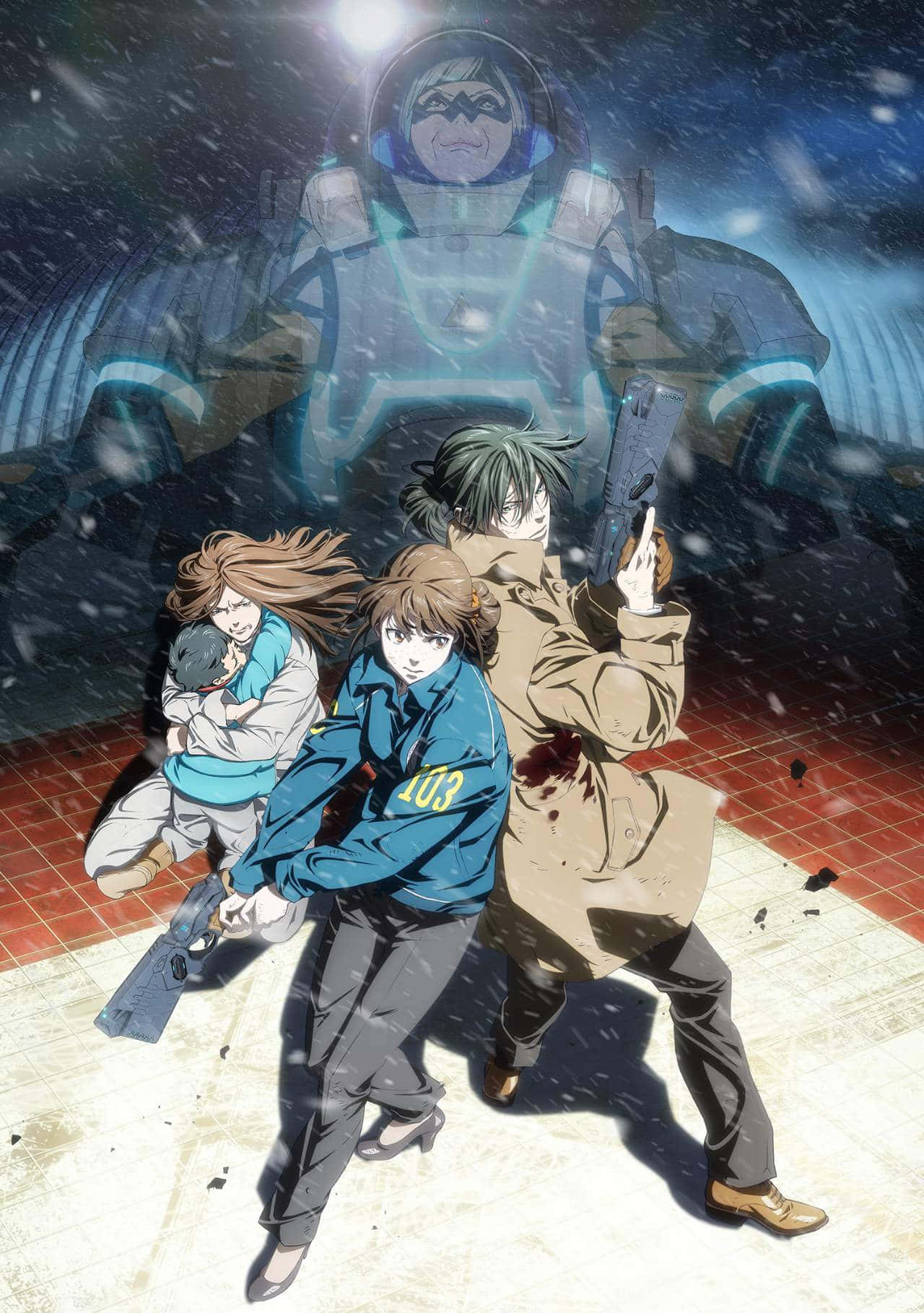 A Distant Glimpse Of Justice In The World Of Psycho Pass Background