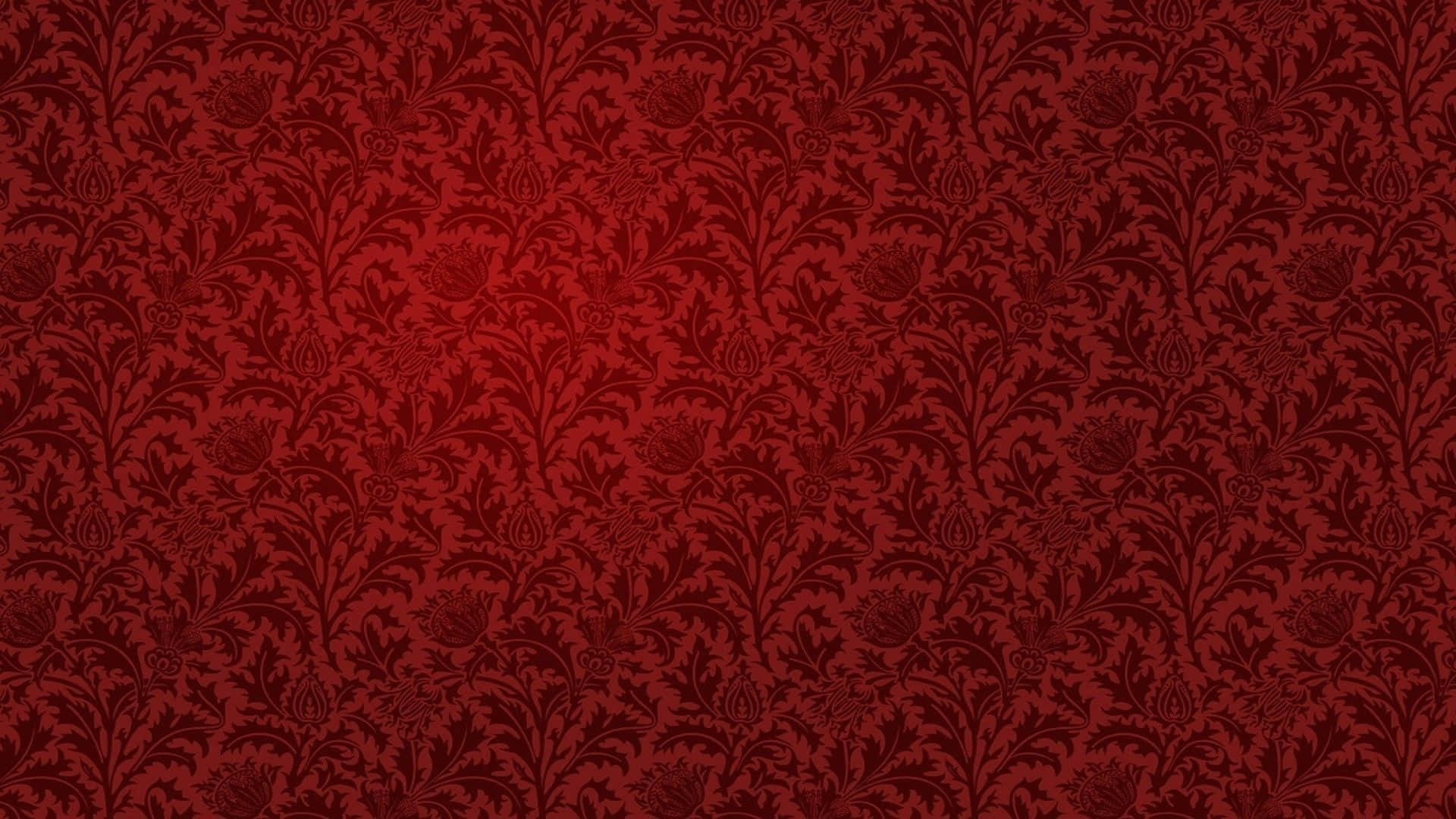 A Distinctive Red Grunge Wallpaper Background