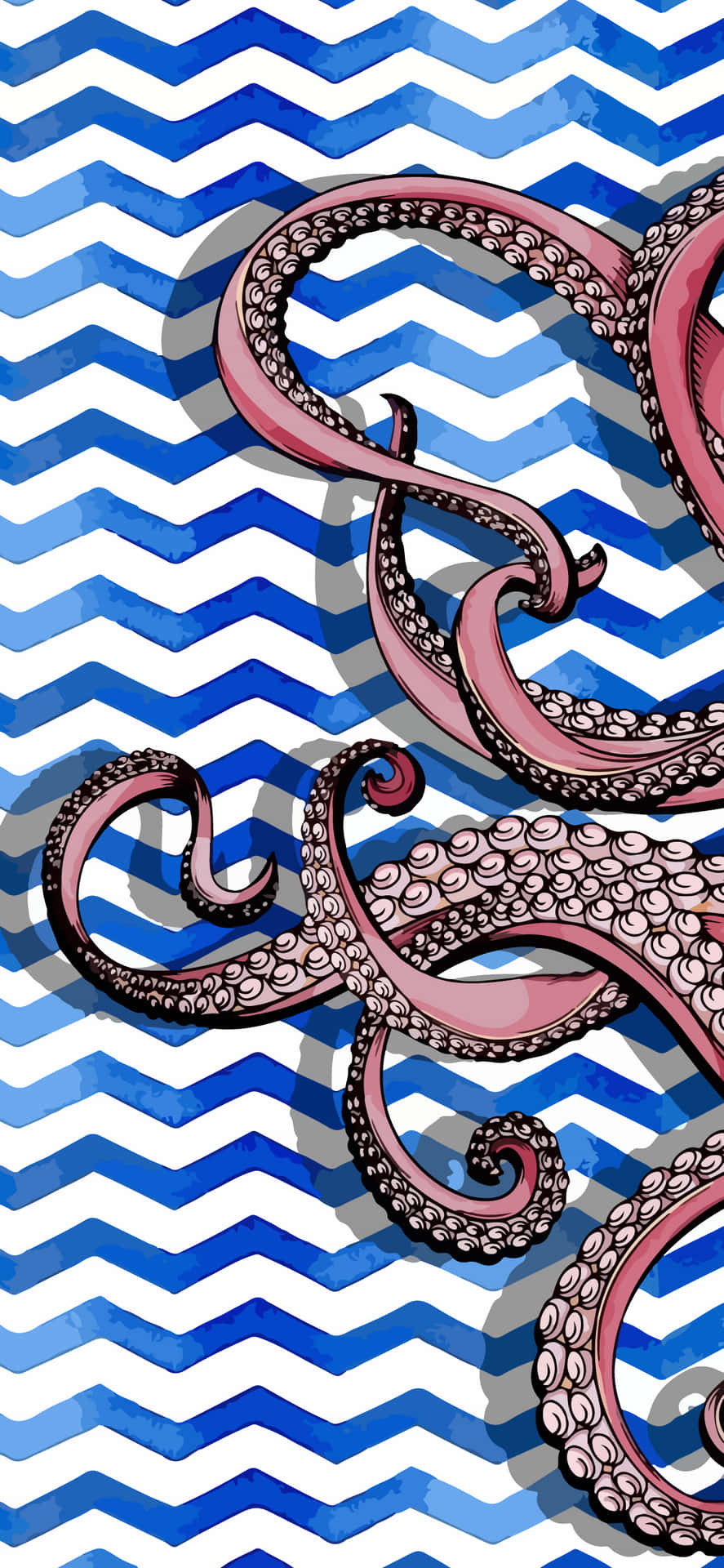 A Dope Tumblr Wallpaper Of An Octopus Background