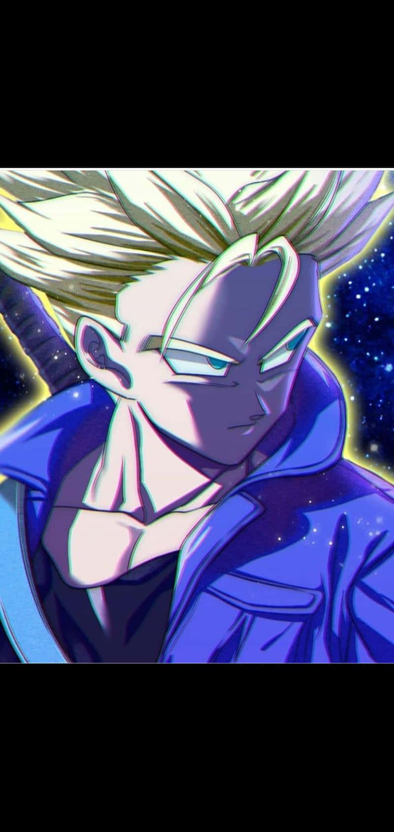 A Dragon Ball Character With Blonde Hair Background