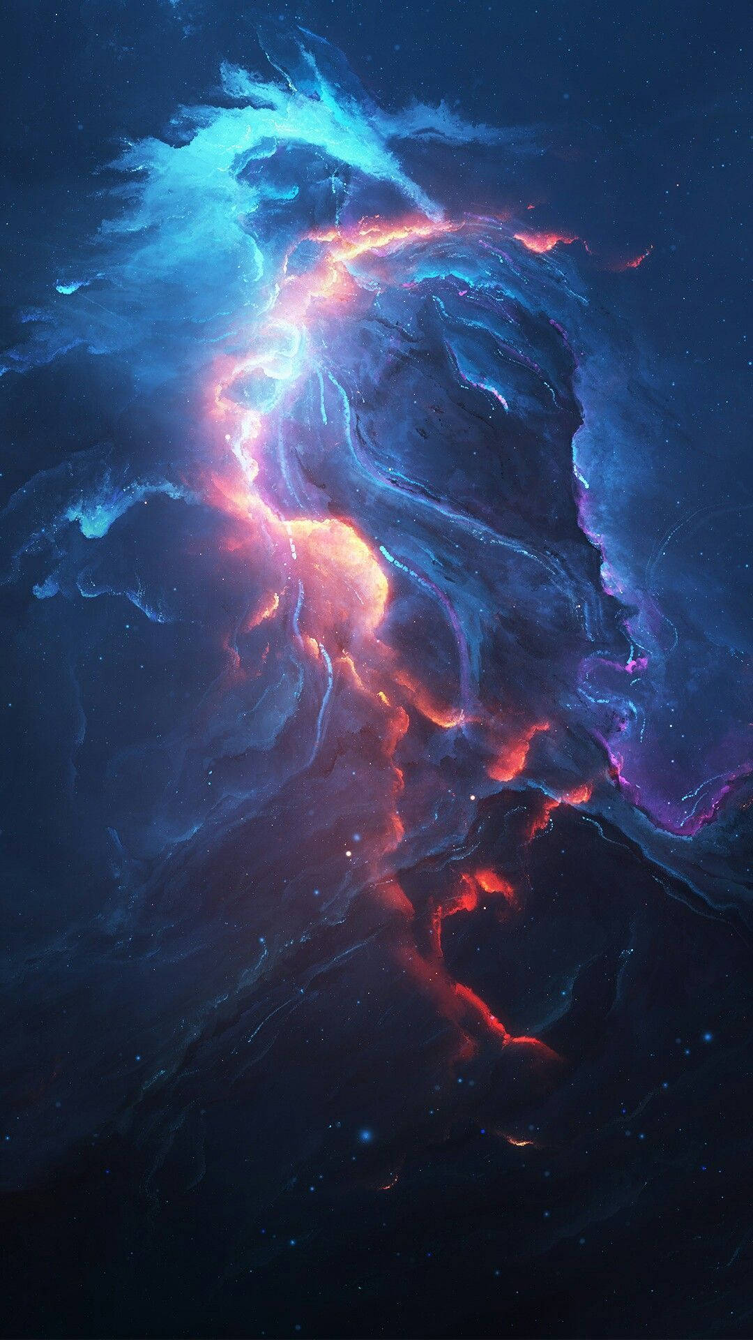 A Dragon Of The Galaxy Background