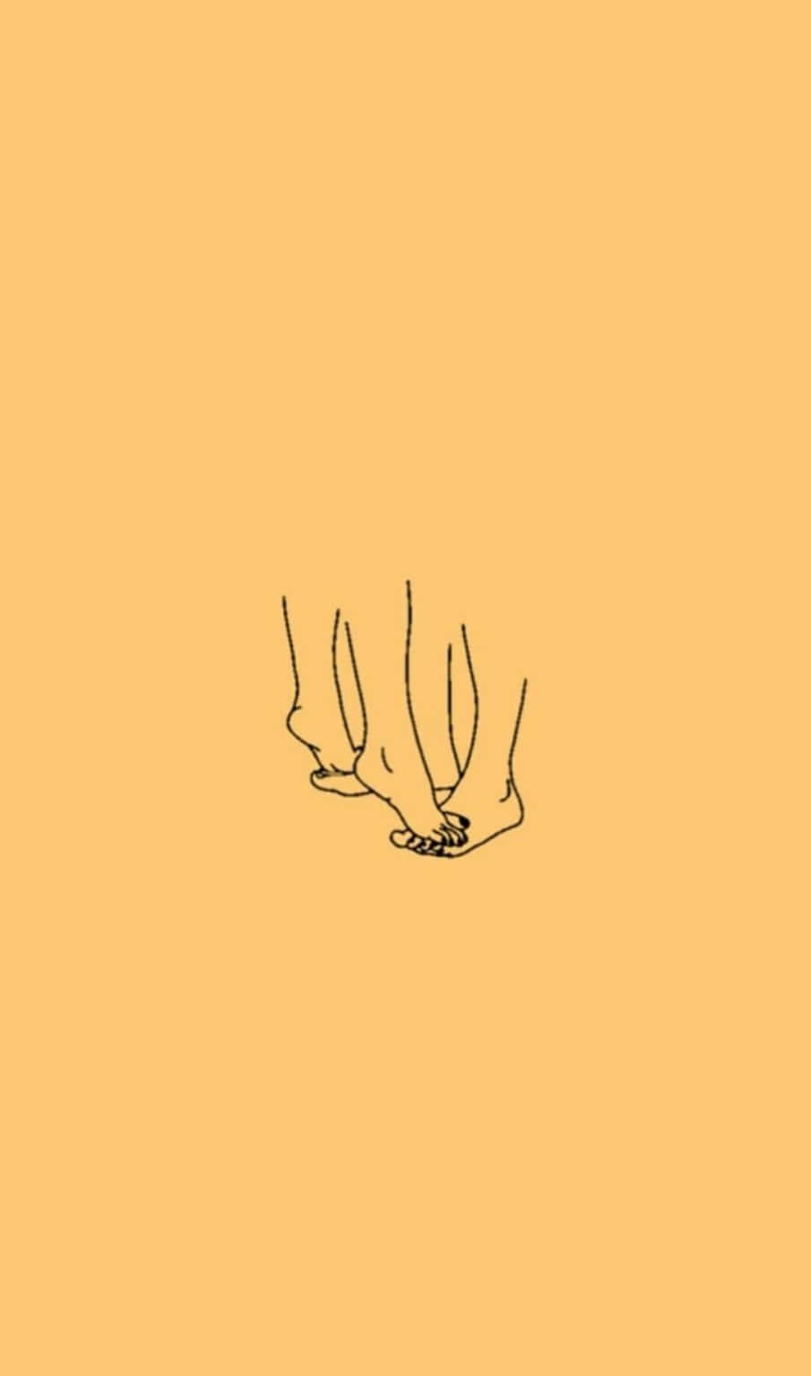 A Drawing Of A Hand Holding A Pig