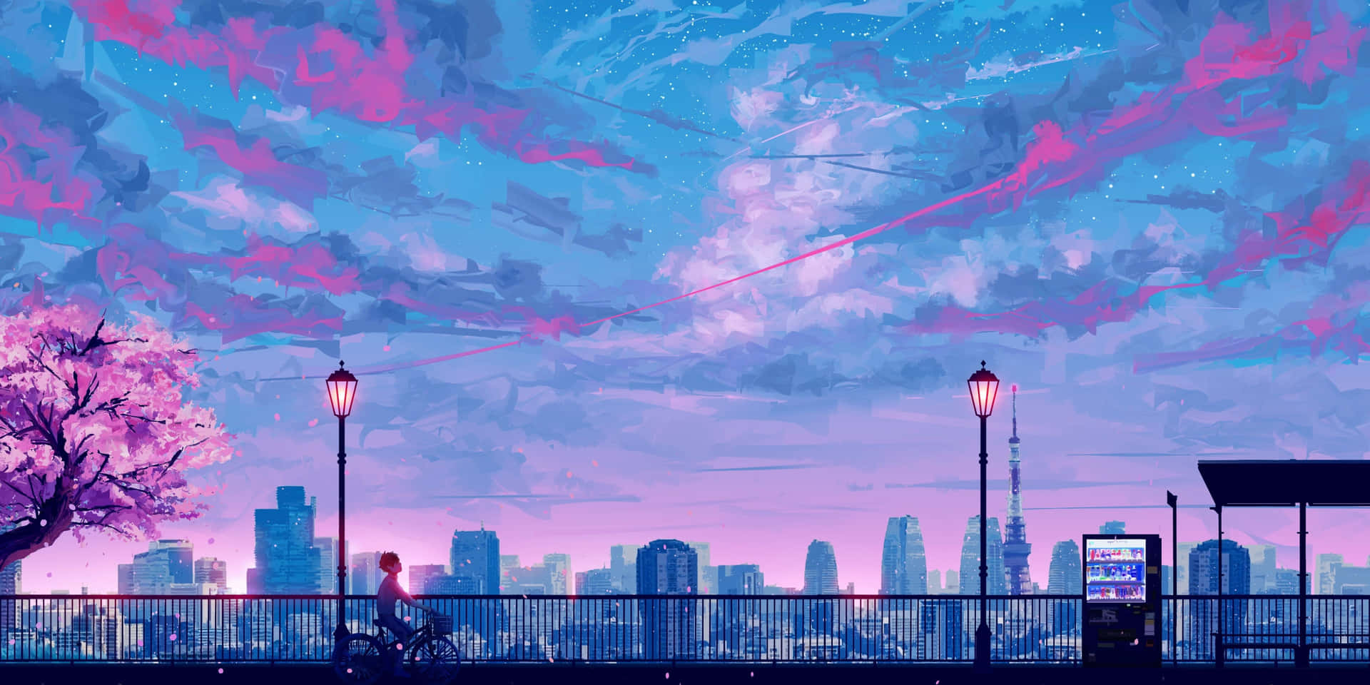 A Dreamy Pastel Palette Of Soft Pinks And Purples. Background