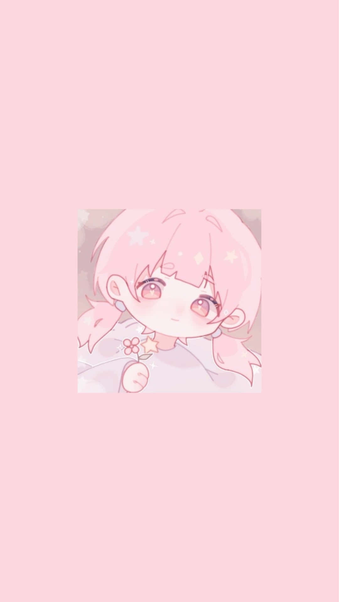 A Dreamy Pastel Pink Aesthetic Anime Background