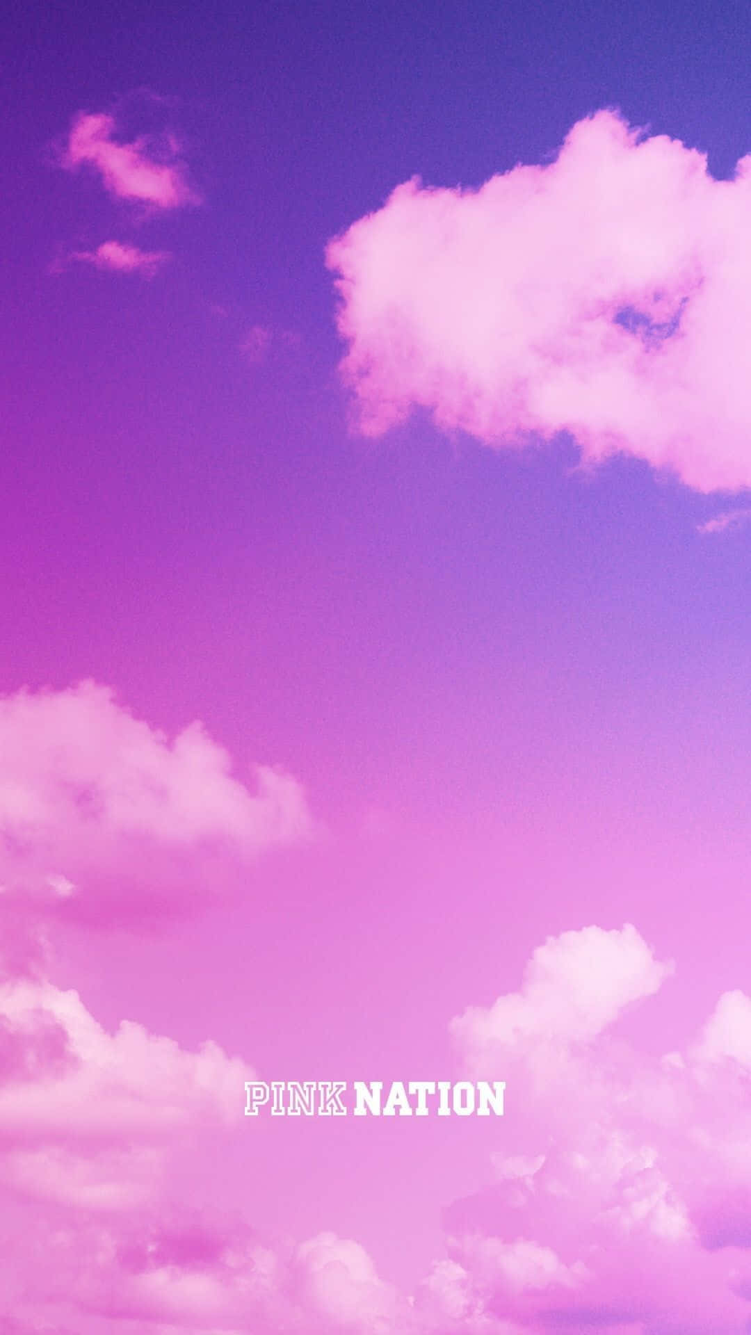 A Dreamy Scene Of Pastel Pink And Purple Background