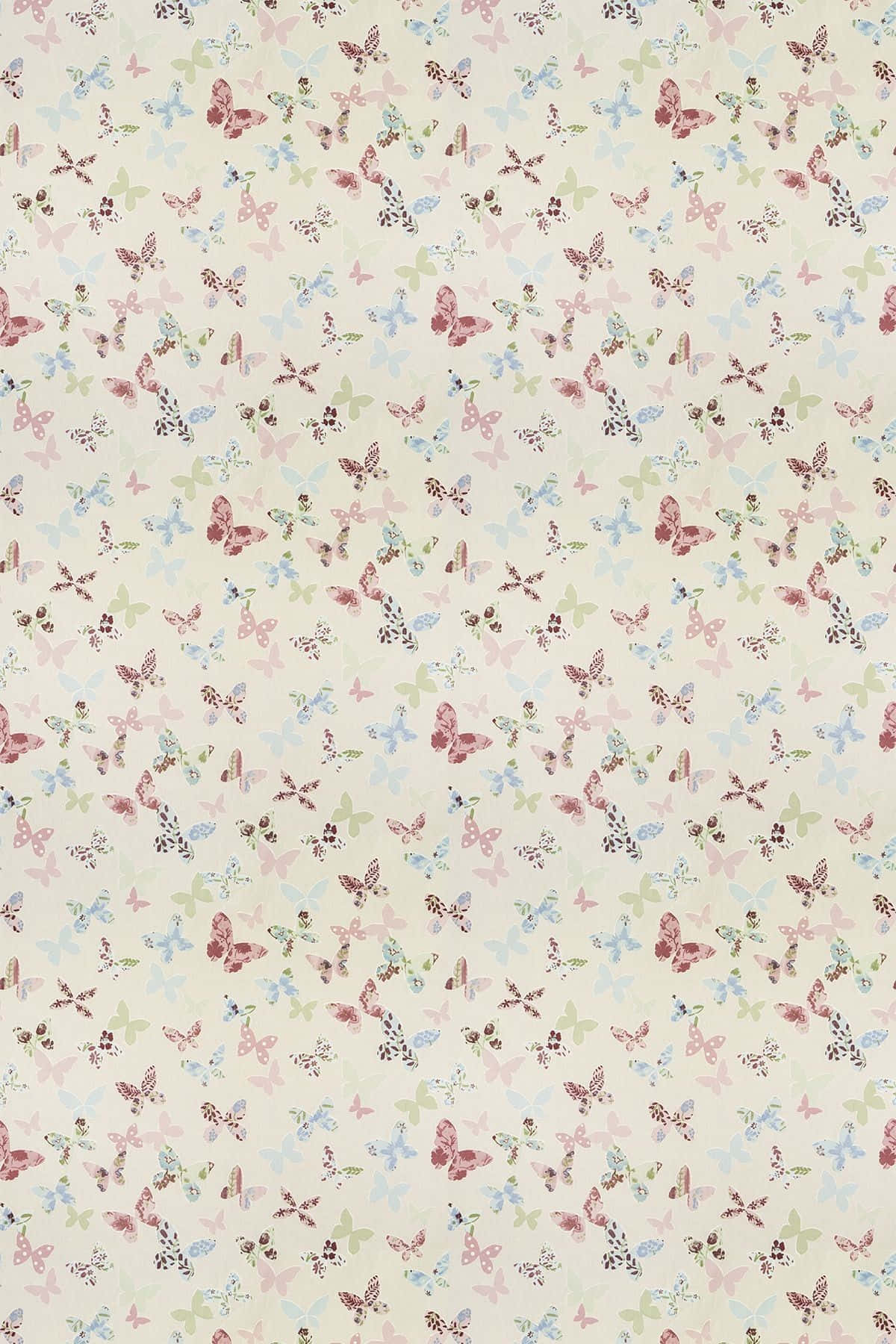 A Fabric With A Small Flower Pattern Background