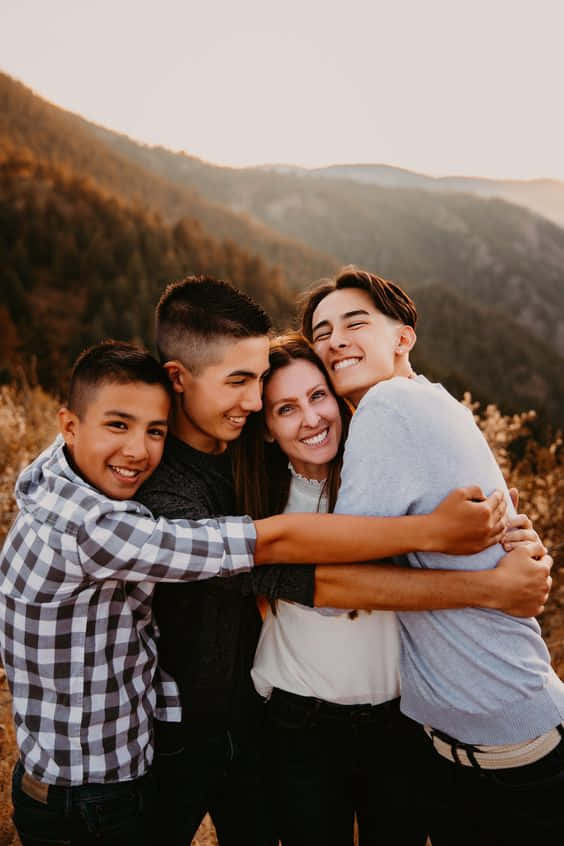 A Family That Poses Together, Stays Together. Background