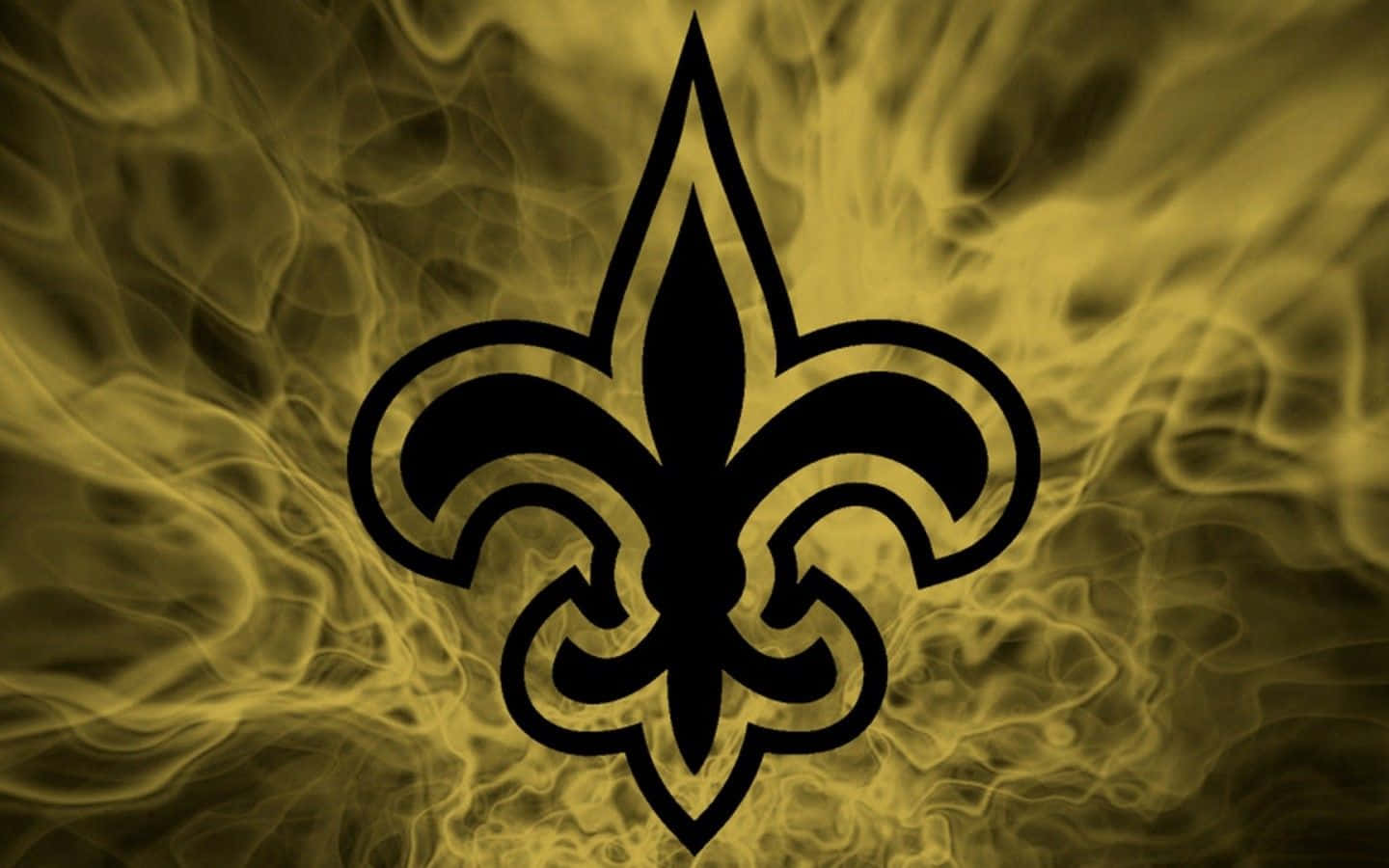 A Fan Celebrates The New Orleans Saints Victory. Background