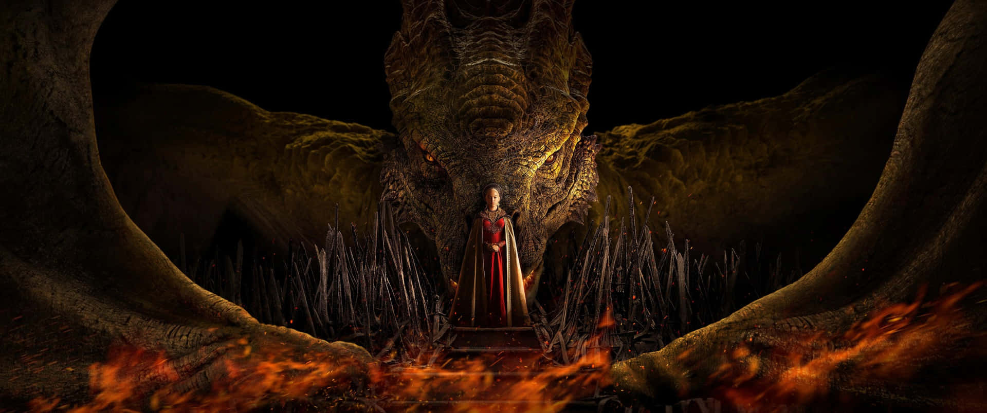 A Fearsome Dragon In A Stunning 3440x1440 Resolution. Background