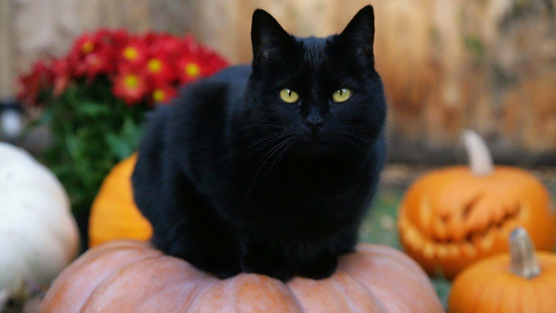 A Feline Delight Only Happens Once A Year! Background