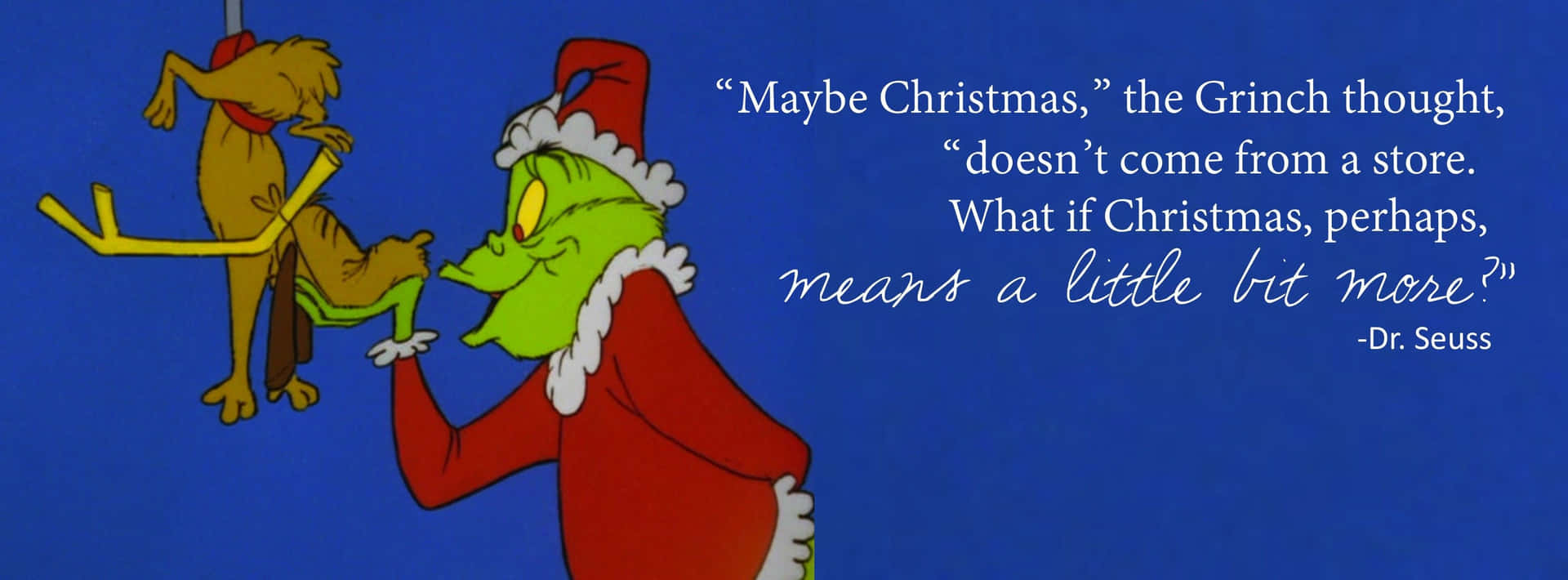 A Festive Look For The Christmas Grinch! Background
