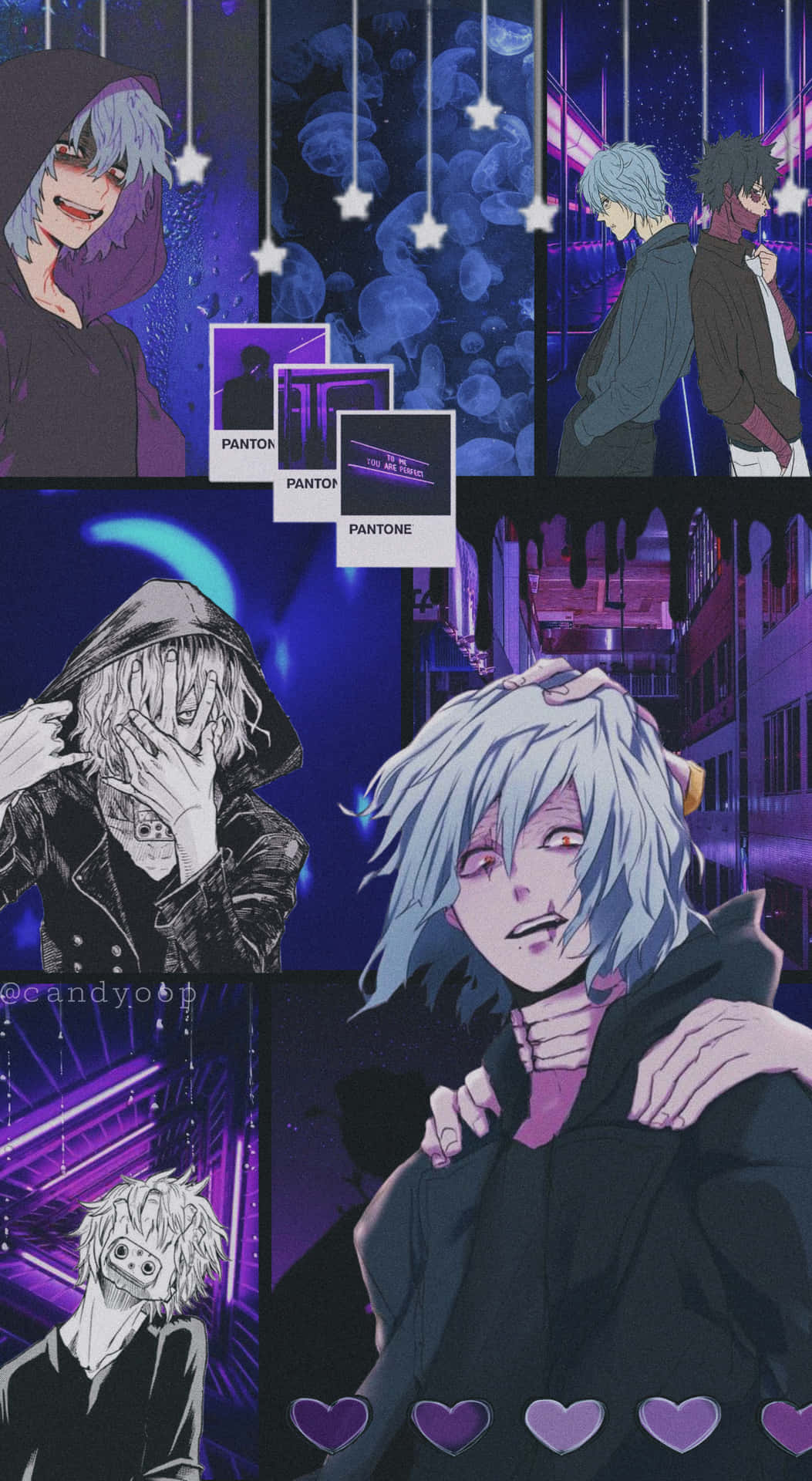 A Fierce Shigaraki Emerges From The Shadows Background