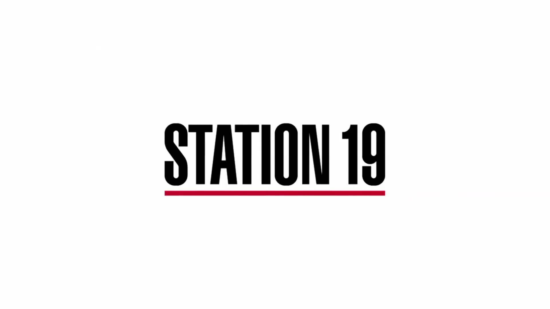 A Fiery Depiction Of The Station 19 Tv Show Logo Background