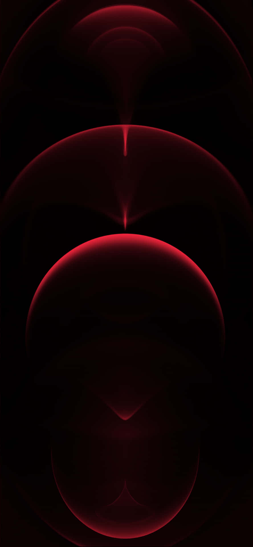 A Fiery Red Iphone X Full Of Creative Potential Background