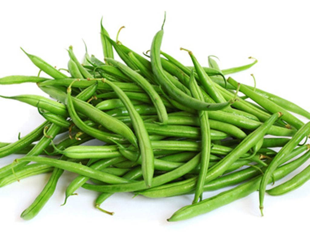 A Fresh Bundle Of Green Beans Background